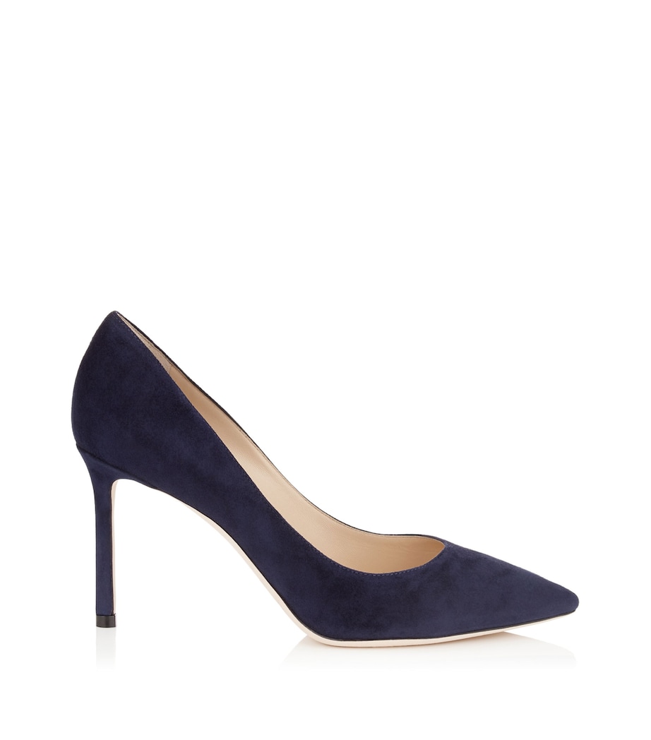 Romy 85 Suede Pumps NAVY Image 1