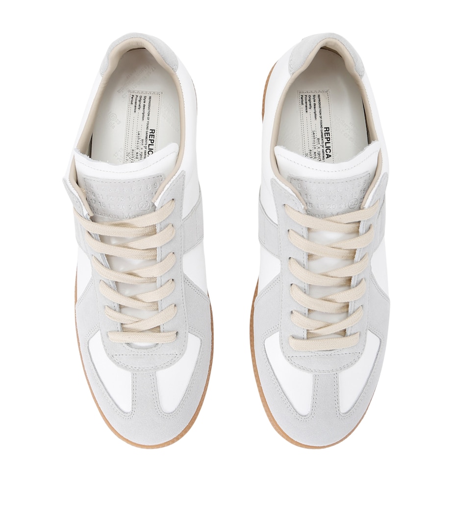 Leather Replica Sneakers WHITE Image 4