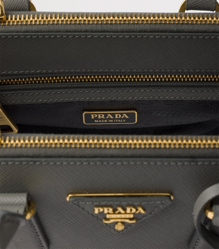 Mini Saffiano Leather Galleria Top-Handle Bag F0480 Image 5