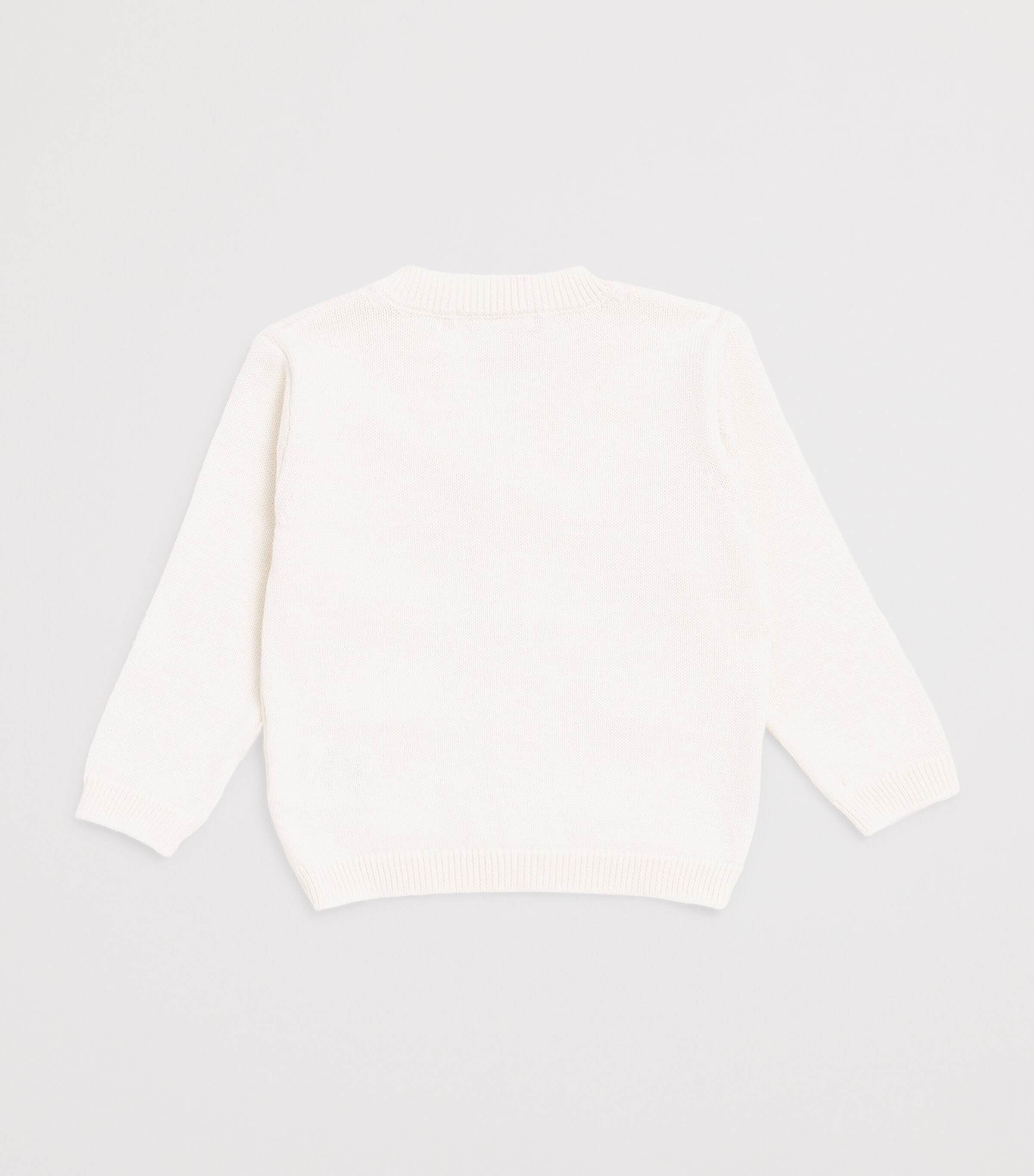 Patachou Cotton Cardigan (6 Months-4 Years) Ecru Image 2