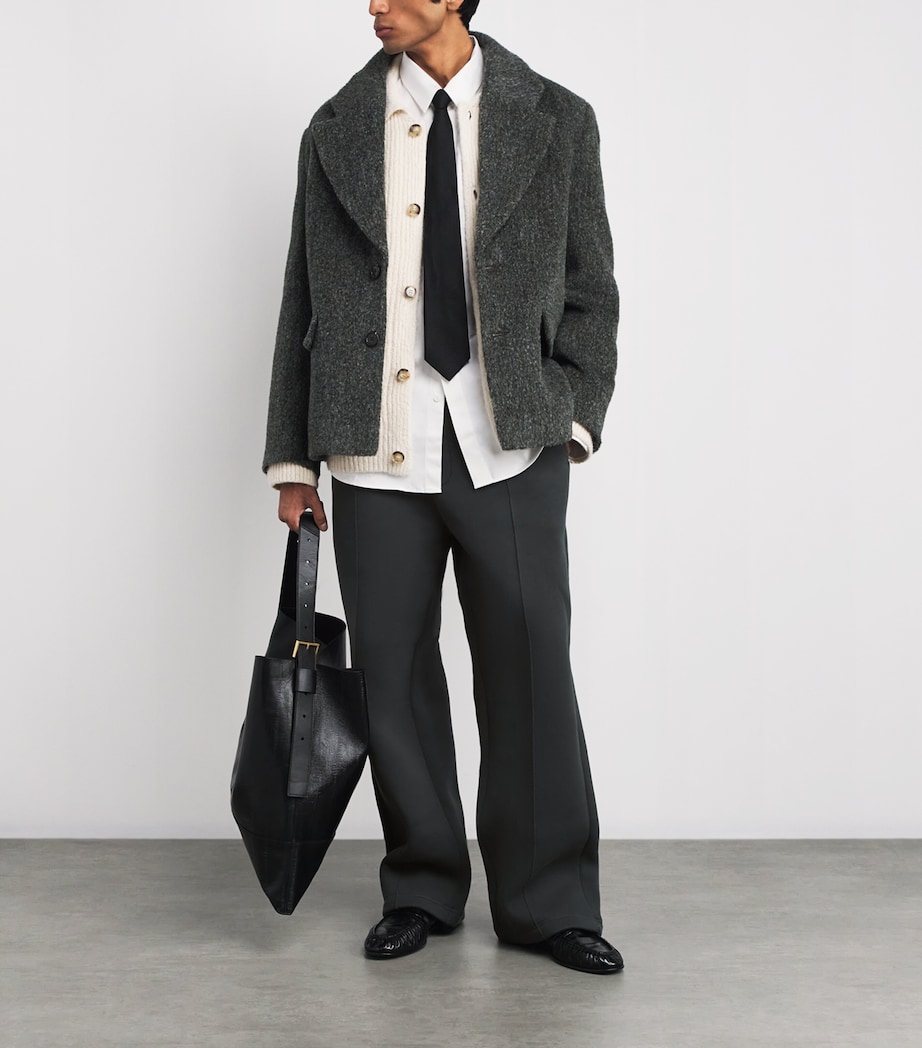 Ami de Coeur Wide-Leg Sweatpants 020 - ANTHRACITE Image 2