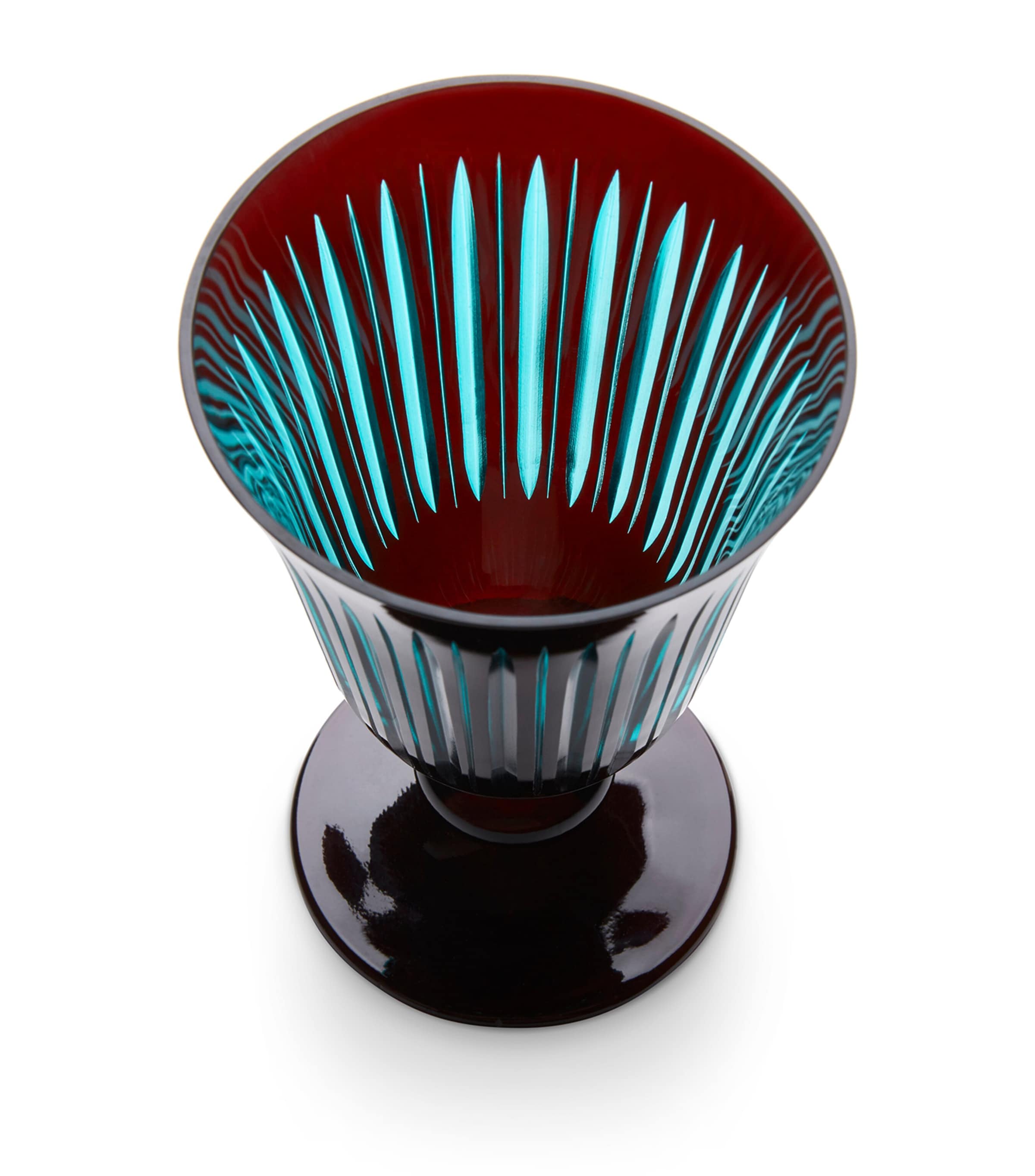 L'Objet Prism Wine Glasses (Set of 4) Bordeaux Image 2