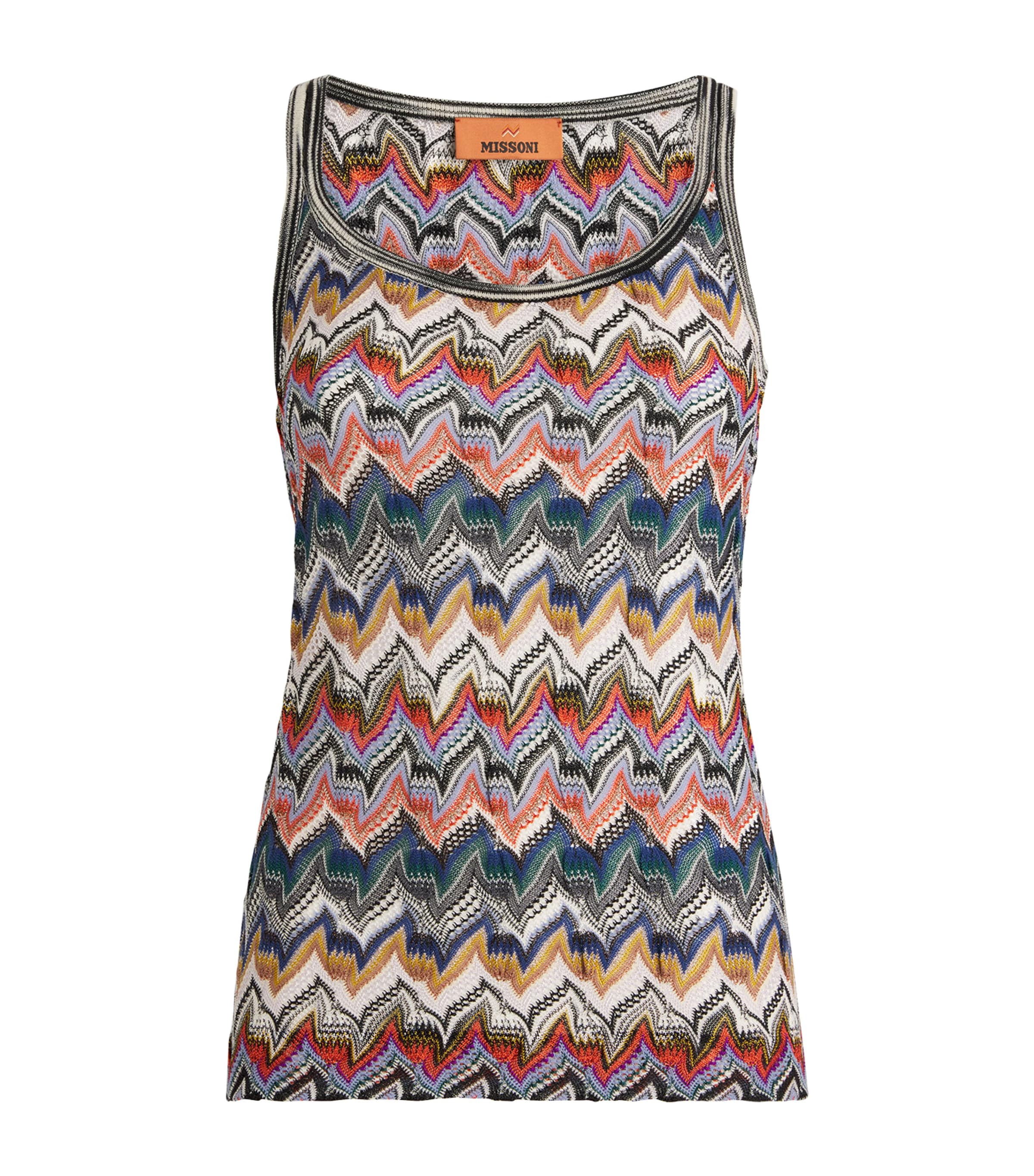 Missoni Zigzag Tank Top In Multi