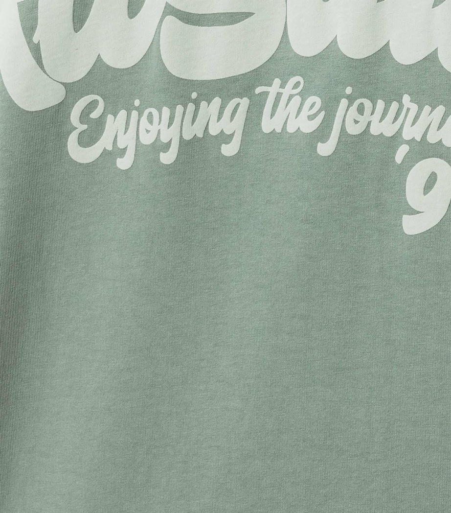 AllSaints Mens Organic Cotton Odyssey T-Shirt Spring Green Image 5