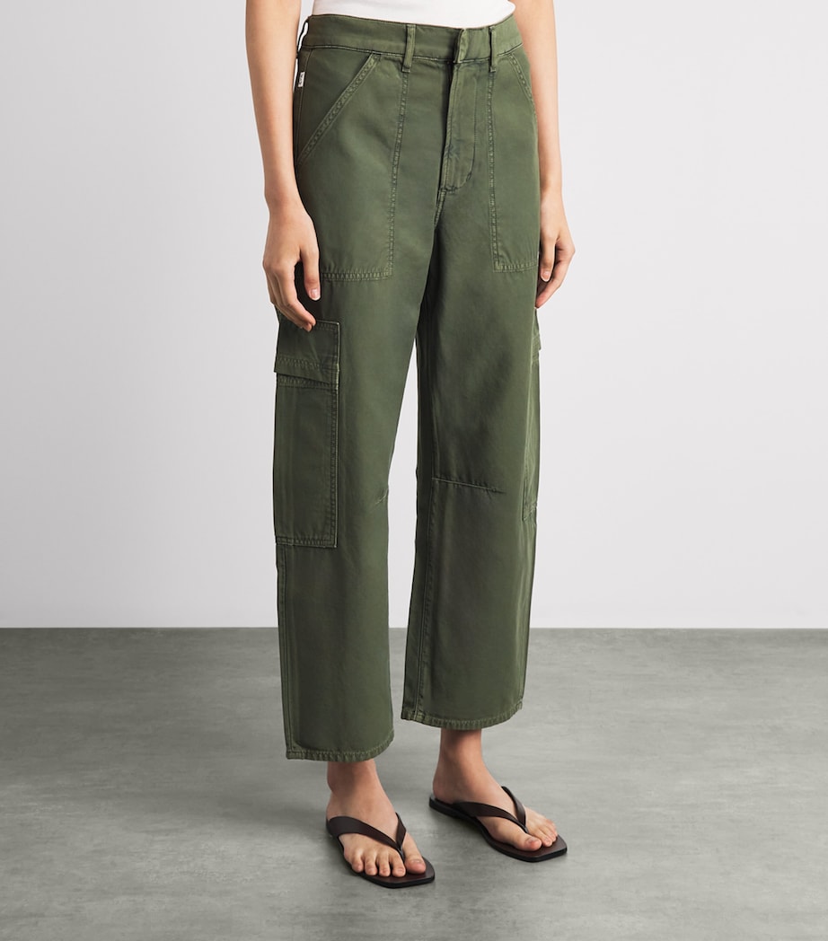 Citizens of Humanity Womens Cotton Marcelle Utility Trousers Surplus Image 4