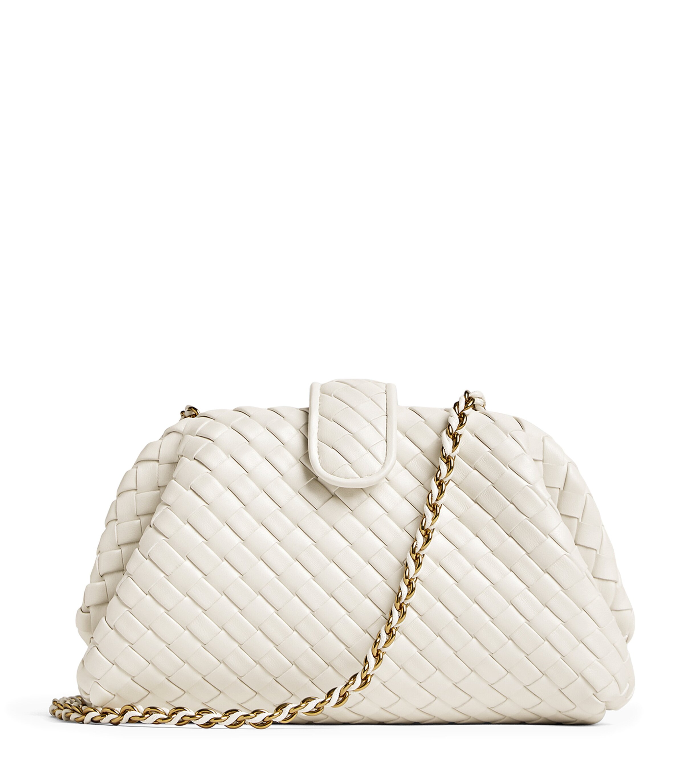 Bottega Veneta Small Leather Lauren 1980 Clutch Bag | Harrods US