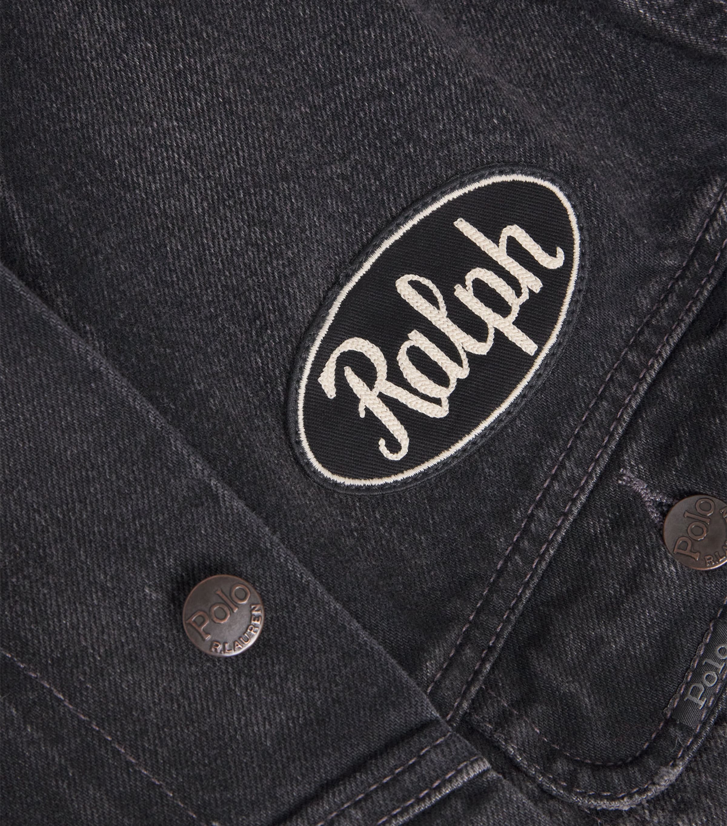Polo Ralph Lauren Black Logo Trucker Denim Jacket | Harrods US