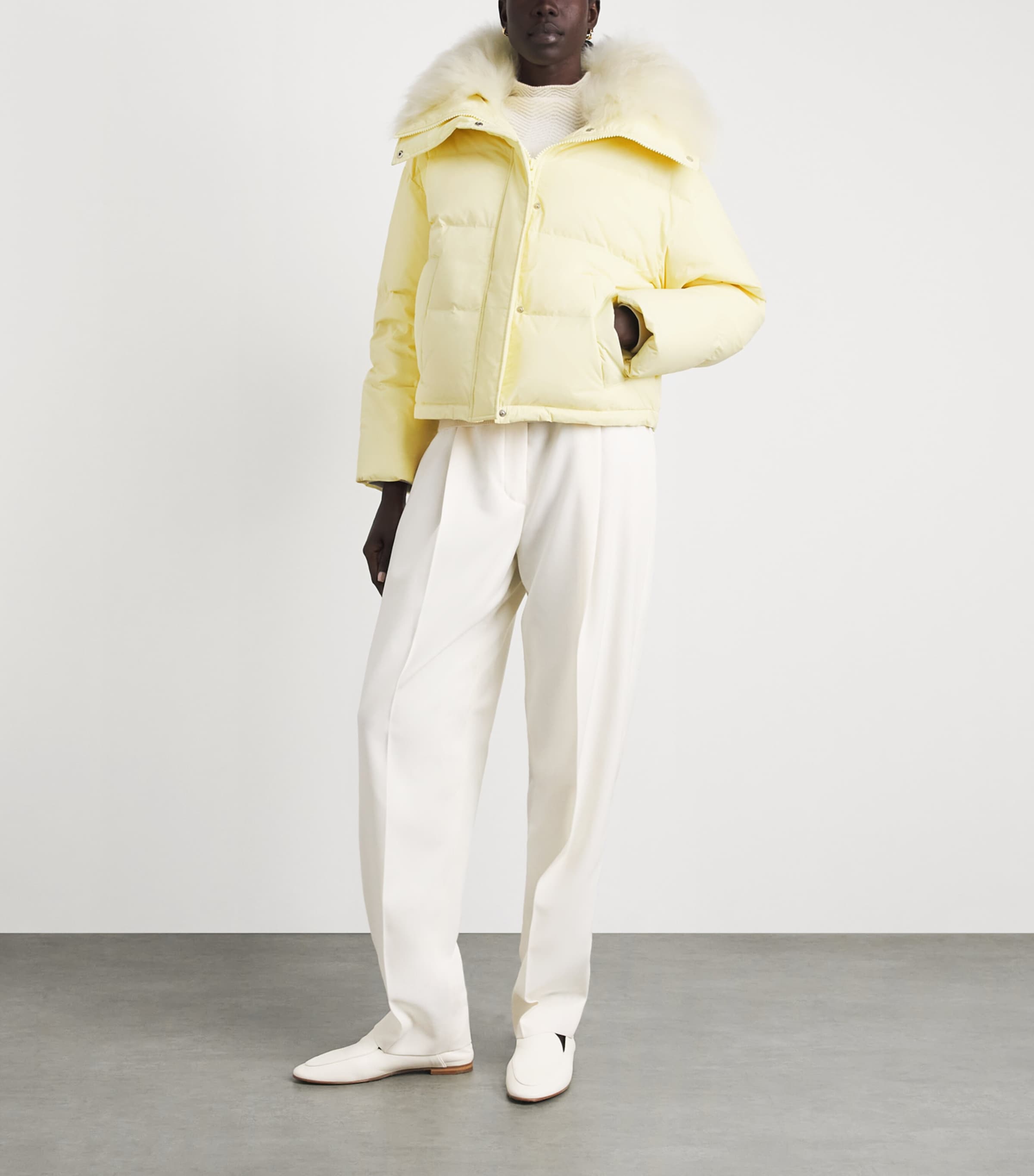 Yves Salomon Womens Down Technical Puffer Jacket Image 2