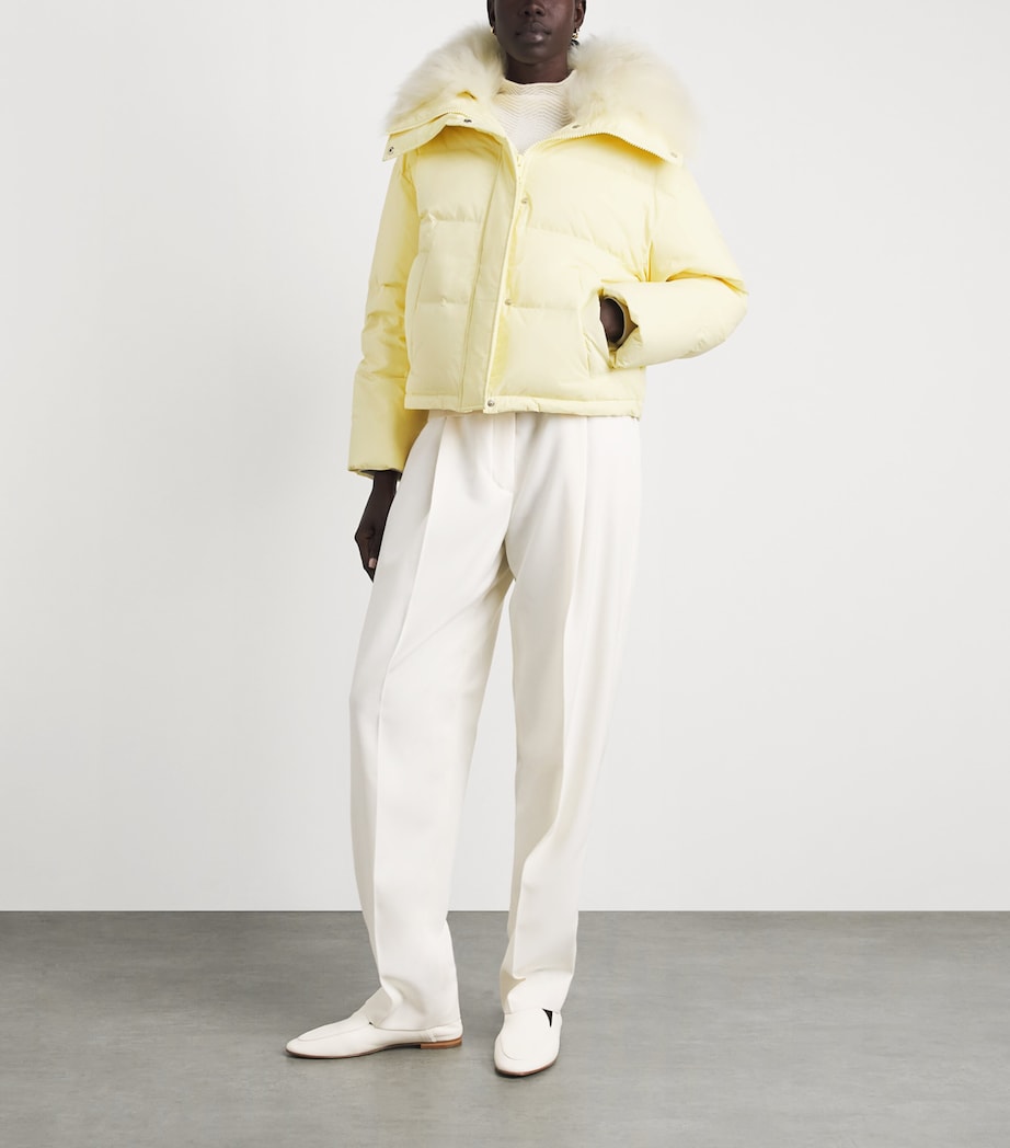 Yves Salomon Womens Down Technical Puffer Jacket Image 2