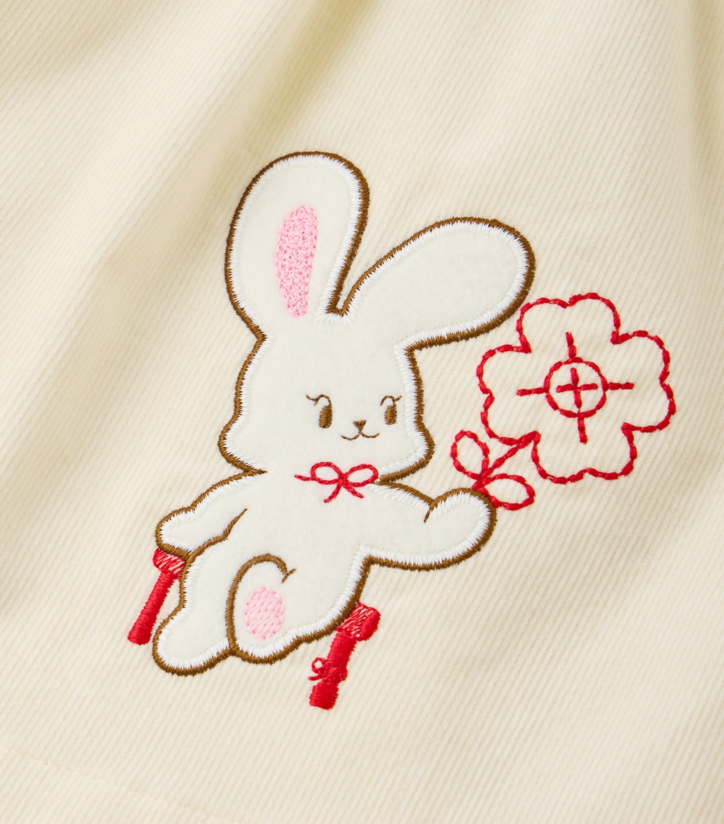 Miki House Corduroy Embroidered Dress (12 Months-7 Years) Image 5