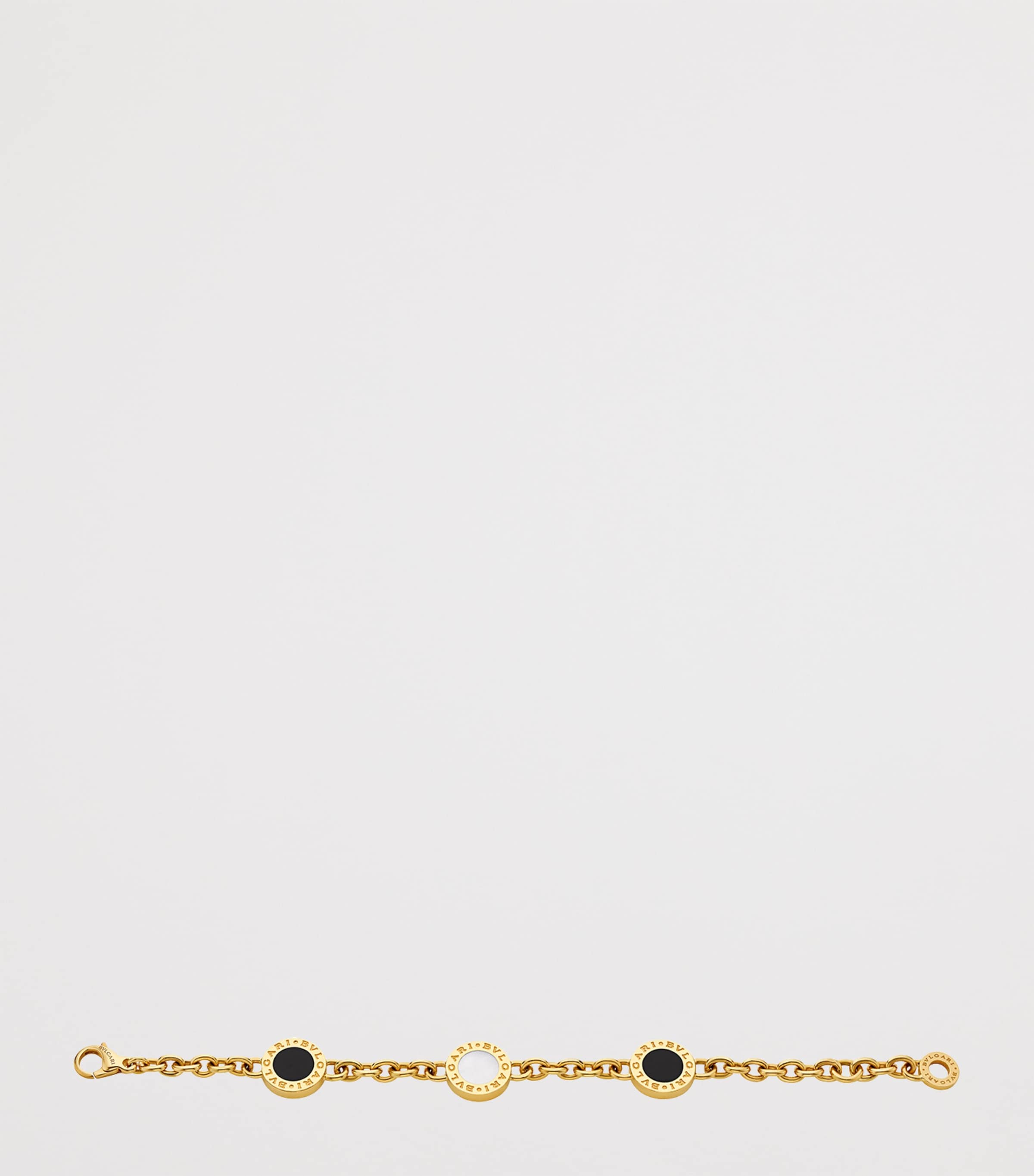 Bvlgari Yellow Gold, Mother-of-Pearl and Onyx Bvlgari Bvlgari Bracelet Gold Image 6