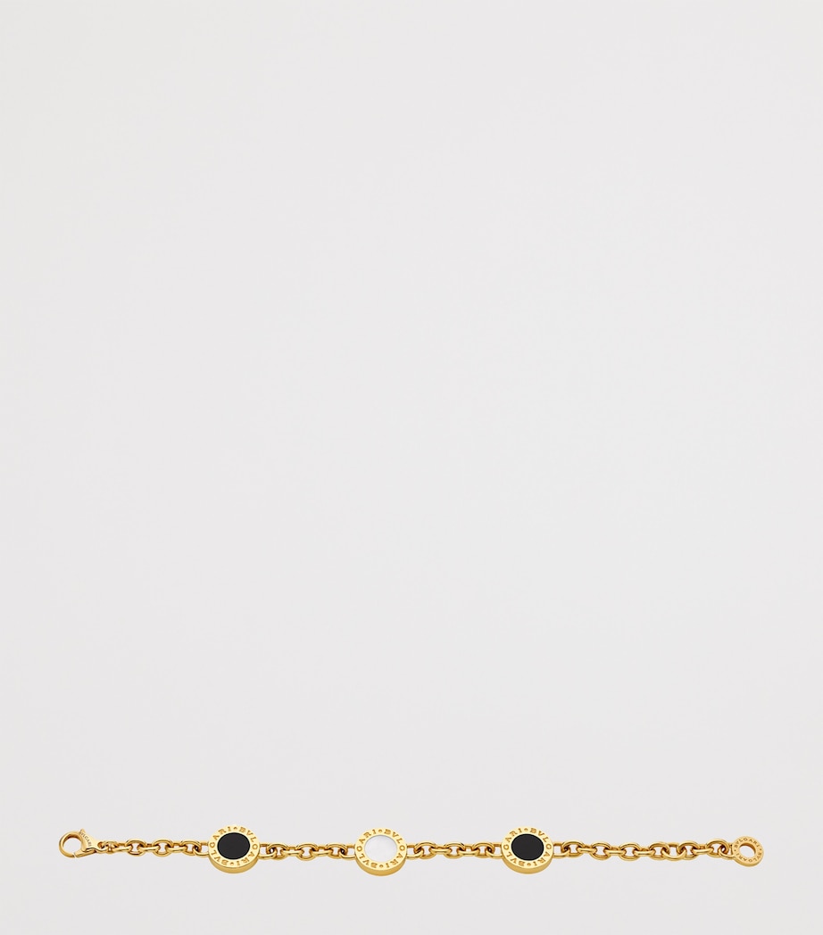 Bvlgari Yellow Gold, Mother-of-Pearl and Onyx Bvlgari Bvlgari Bracelet Gold Image 6