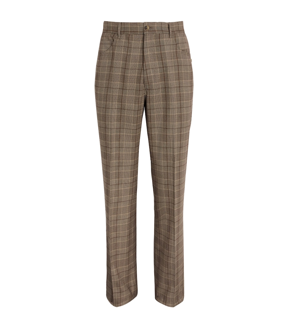Check Bootcut Trousers MALT 268 Image 1
