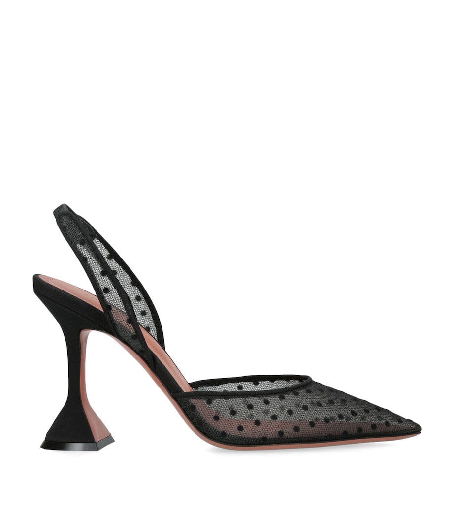 Mesh Holli Slingback Pumps 95 BLACK Image 1