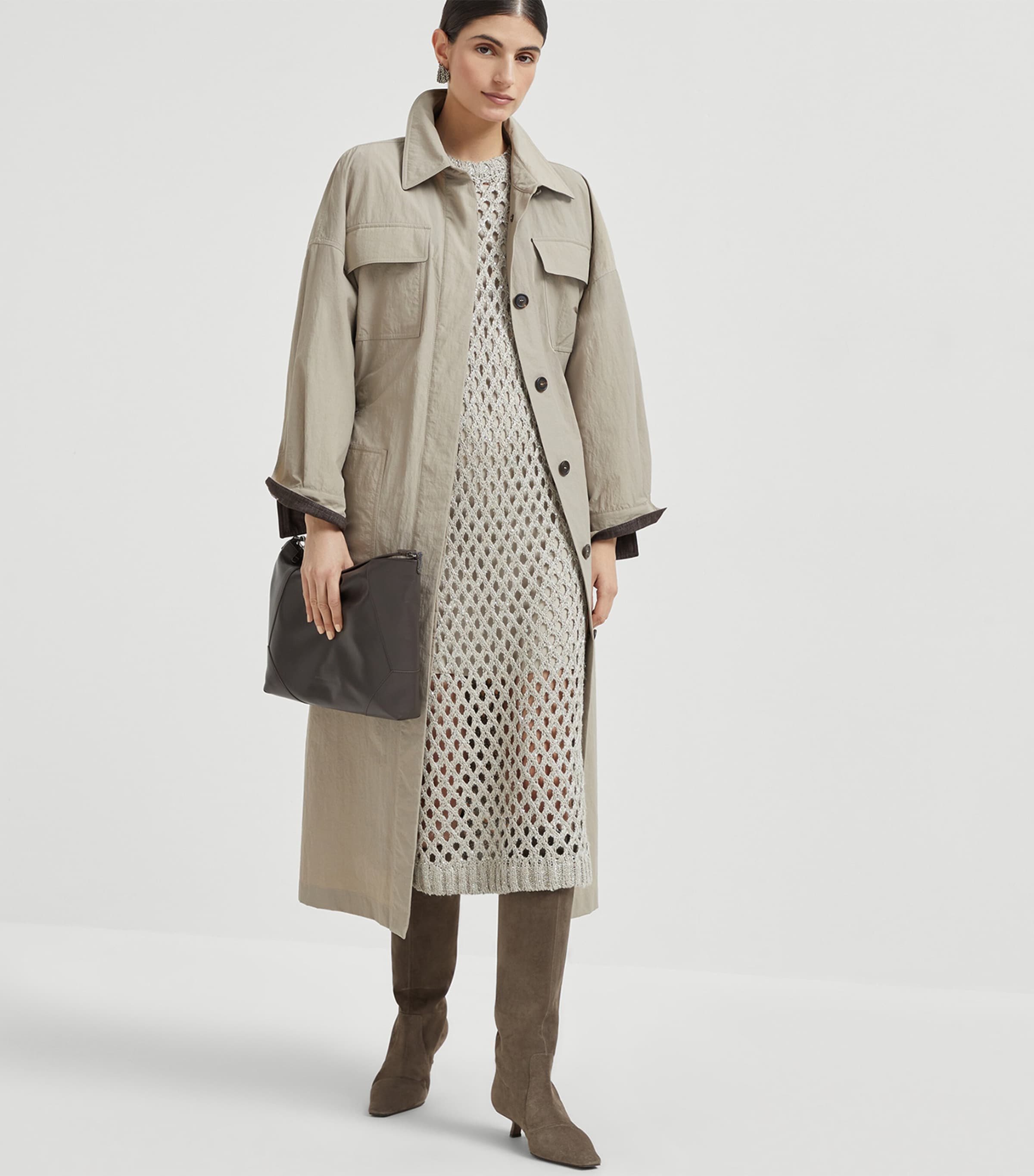 Net Dazzling Knitted Midi Dress C9593 Image 4