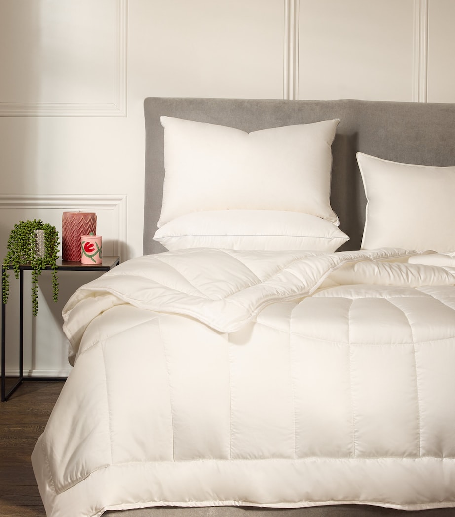 Medium/Firm Canadian Goose Down Pillow (50cm x 75cm) WHITE Image 5