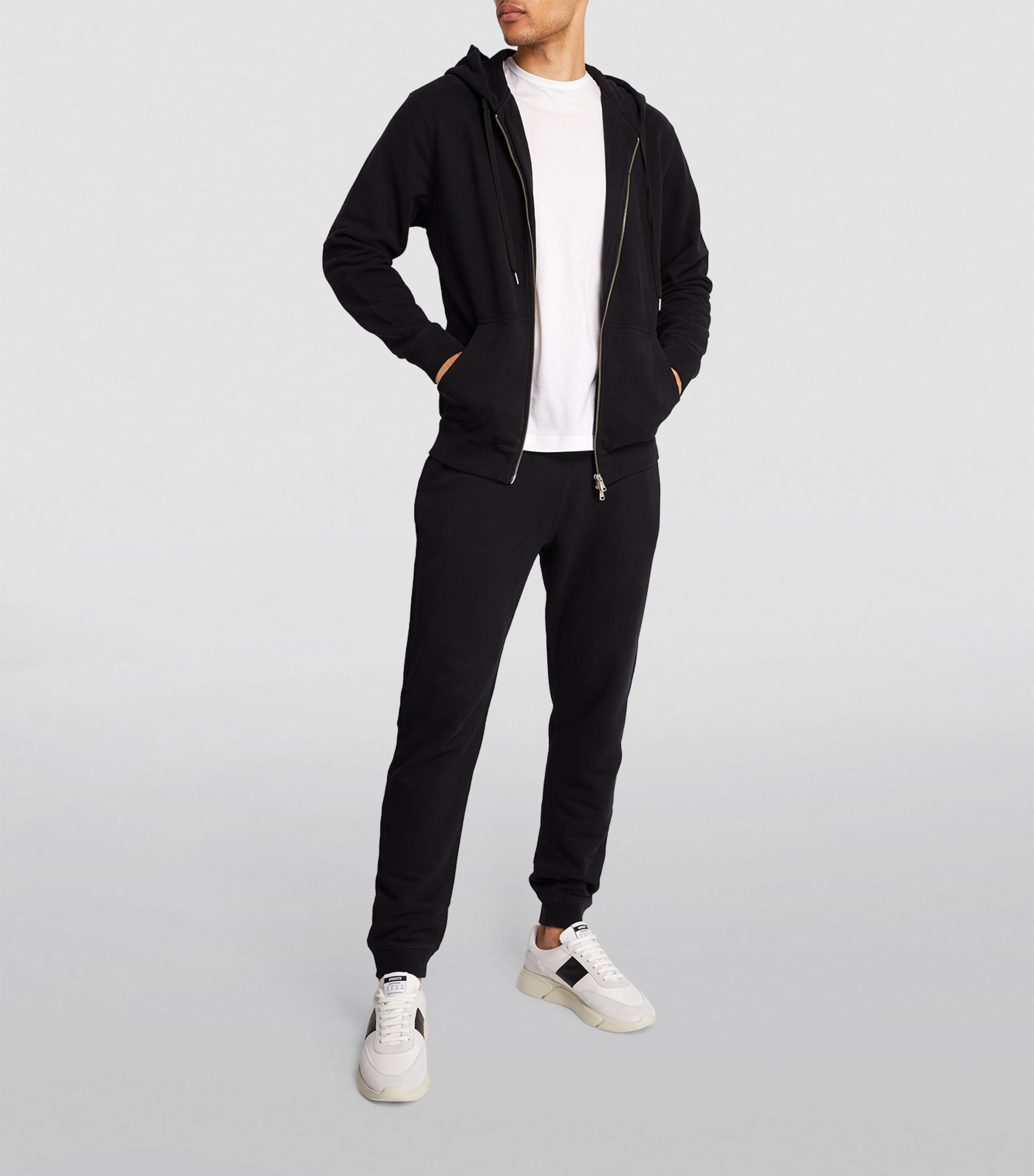 Loopback Zip-Up Hoodie BKAA Image 4