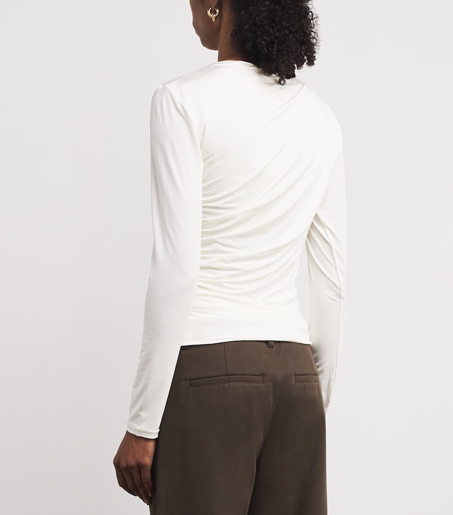 Ruched Bray Top IVORY Image 4