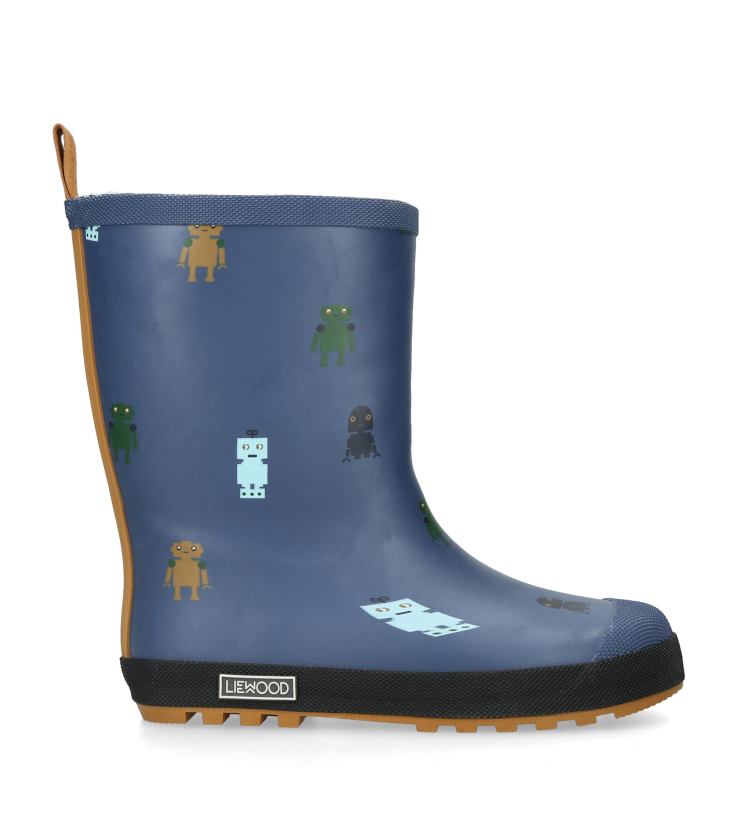 Shop Liewood Mason Thermo Rain Boots In Navy