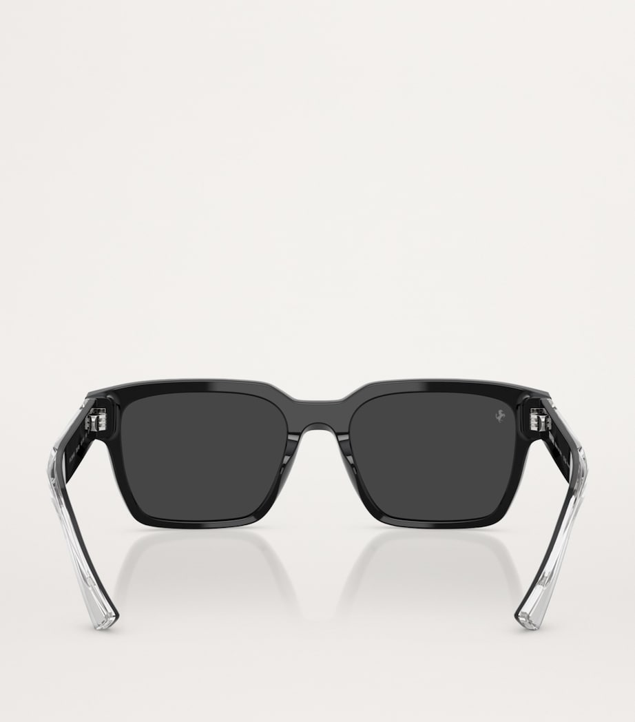 Ferrari Acetate Square Polarised Sunglasses Image 4