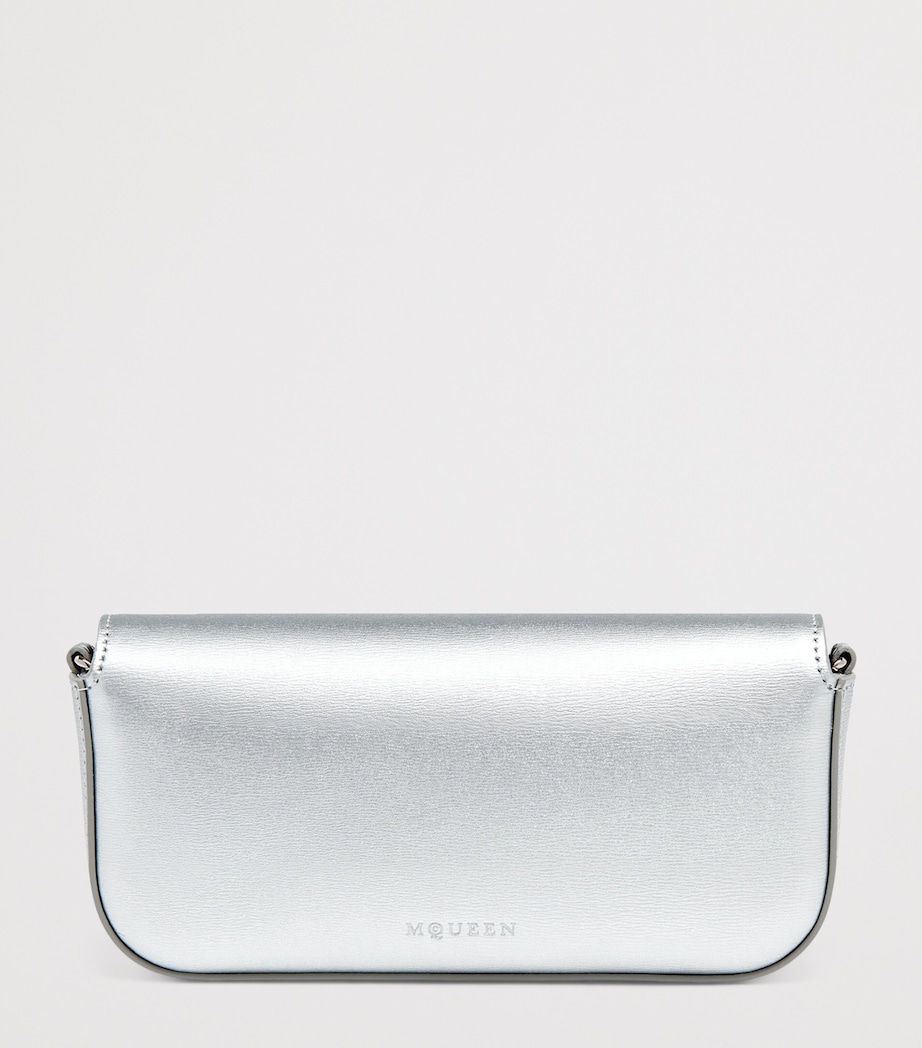 Small Leather Skull Flower Cross-Body Bag 1402 Image 3