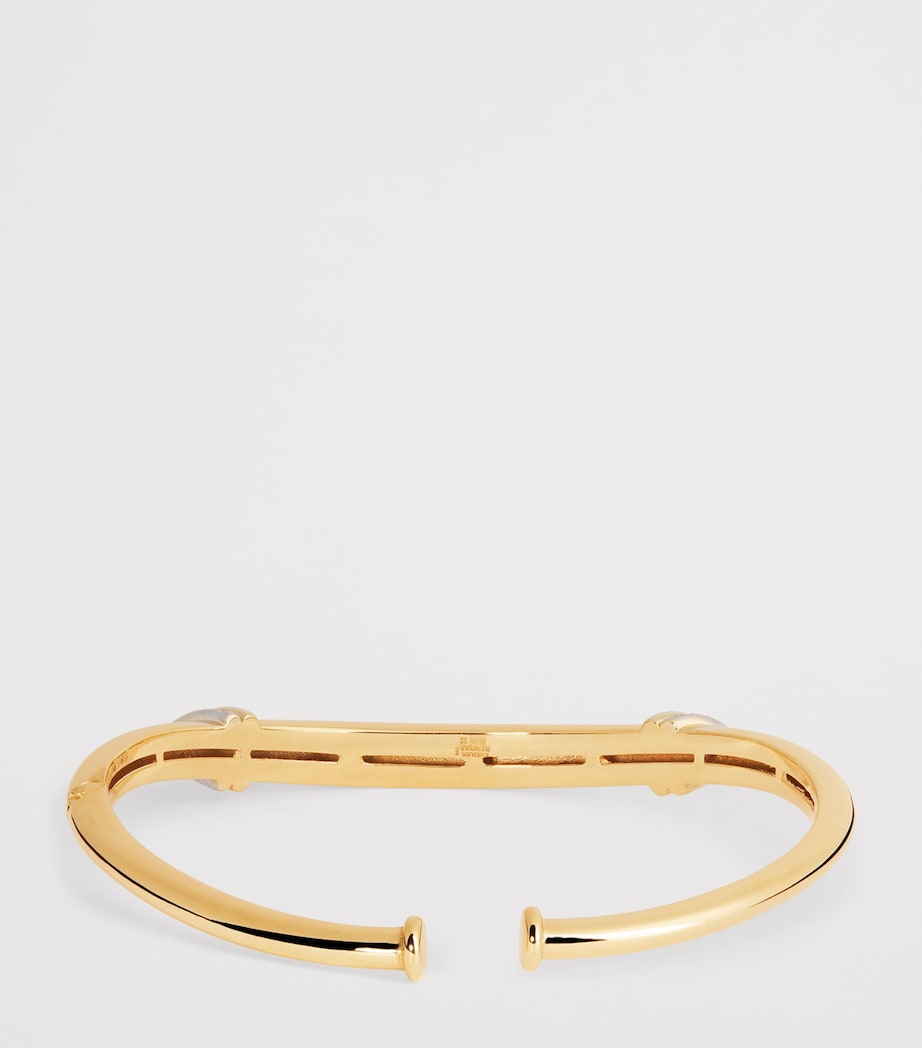 Yellow Gold and Diamond Boa N*93 Bangle YELLOW GOLD Image 3
