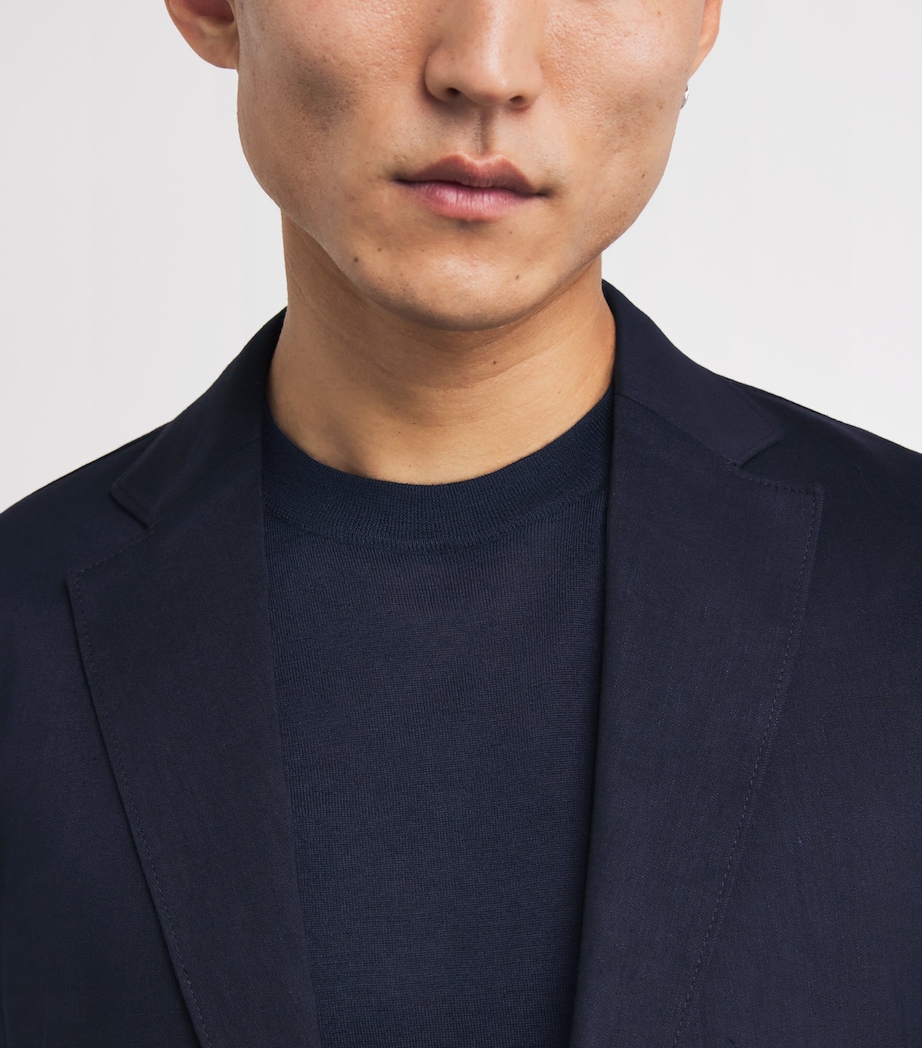 Cashmere-Silk Short-Sleeve Sweatshirt 4000 Image 6