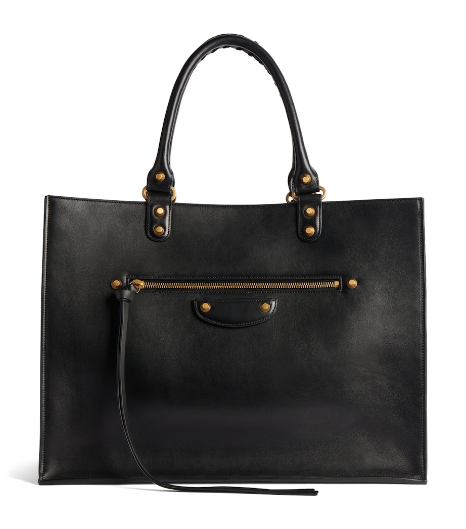 Balenciaga Large Leather Le City Tote Bag Image 1