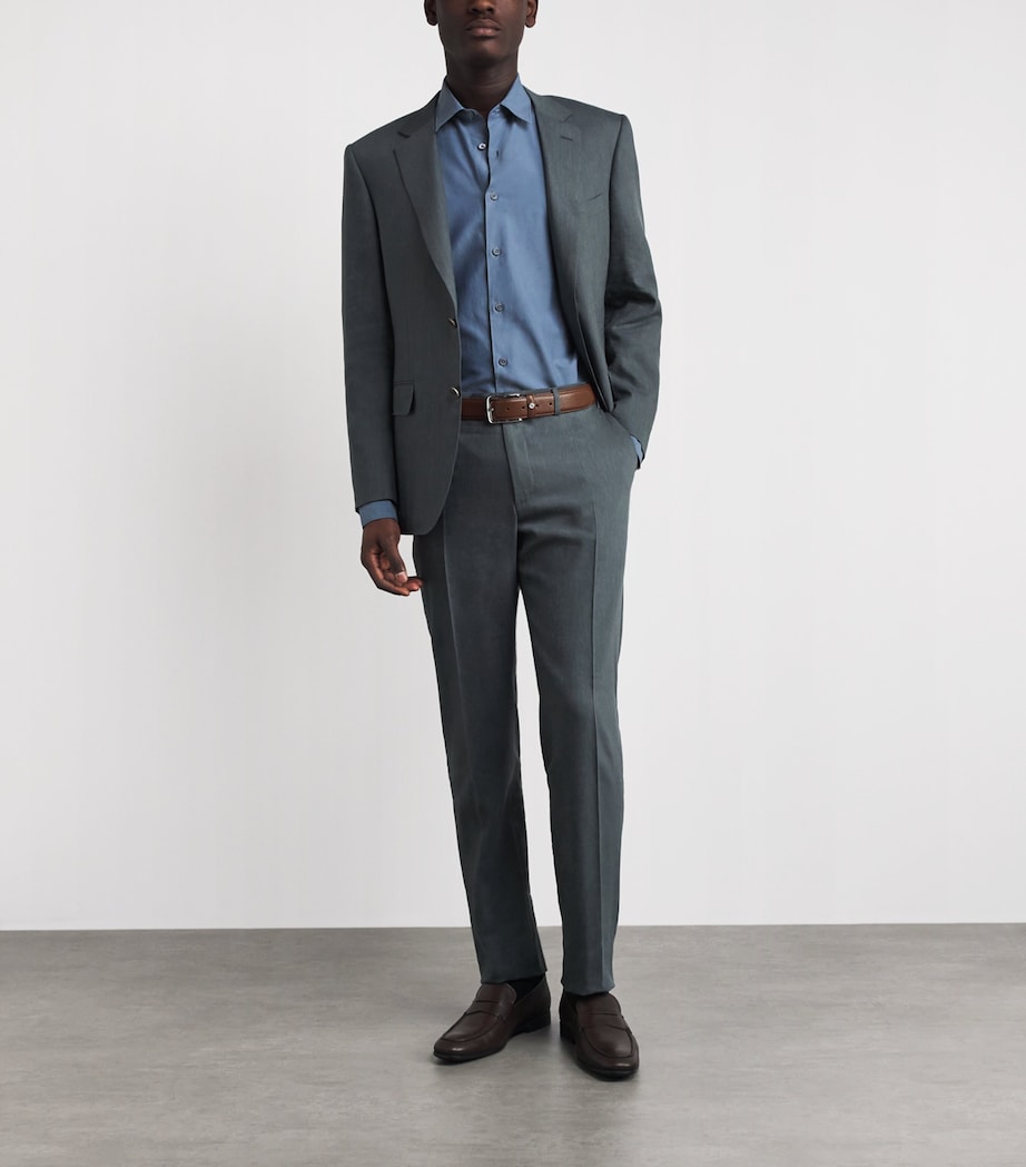 Canali Mens Cotton-Silk Shirt Image 2