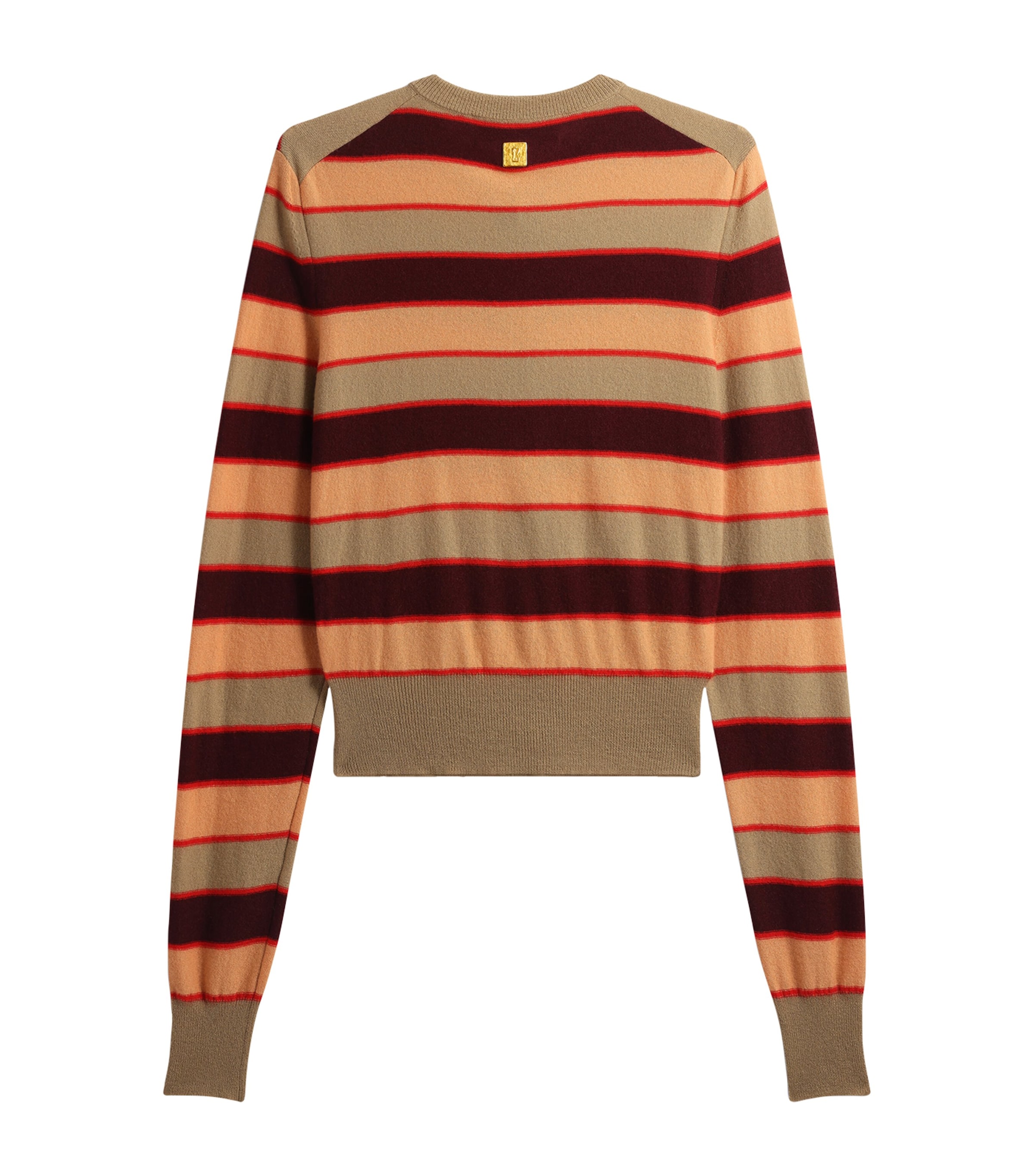 Schiaparelli Womens Cashmere Stripe Cardigan Multicolor Image 4