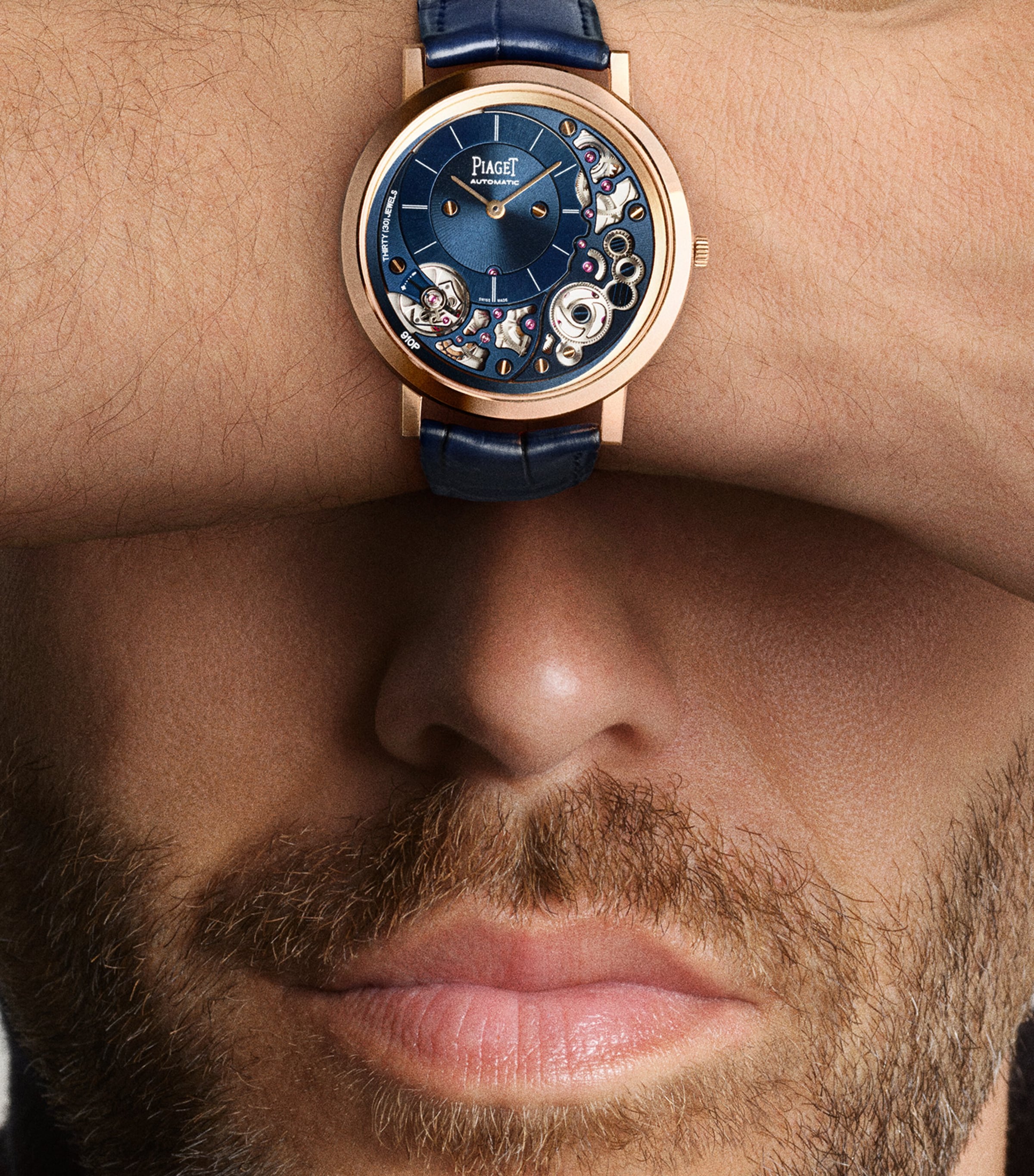 Rose Gold Altiplano Ultimate Watch 41mm BLUE Image 3