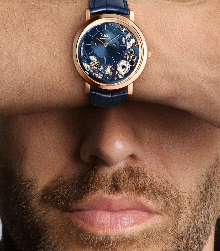 Rose Gold Altiplano Ultimate Watch 41mm BLUE Image 3