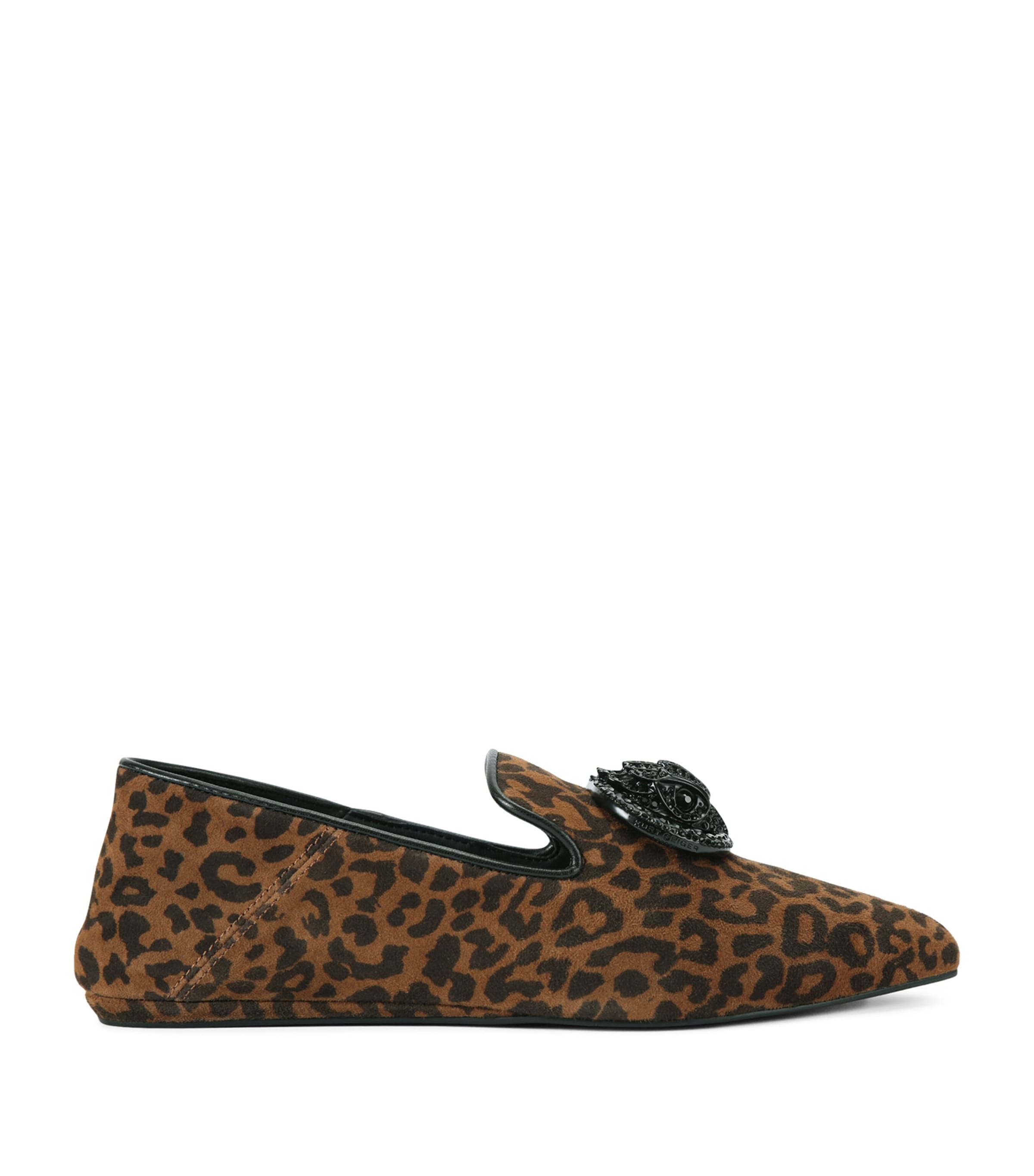 Suede Chelsea Point Loafers DK.BRN COM Image 1