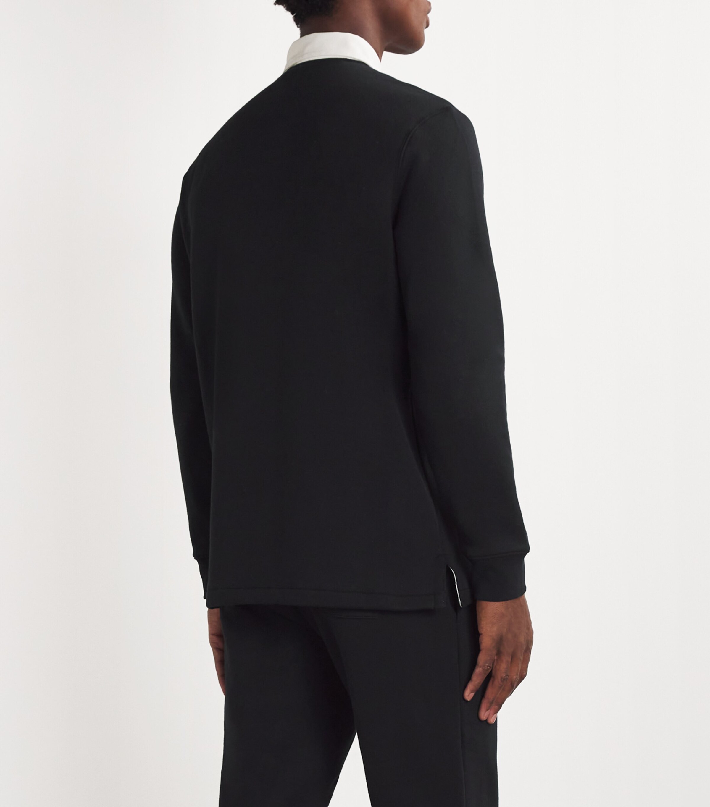 Polo Ralph Lauren Black Big Polo Pony Rugby Shirt | Harrods UK