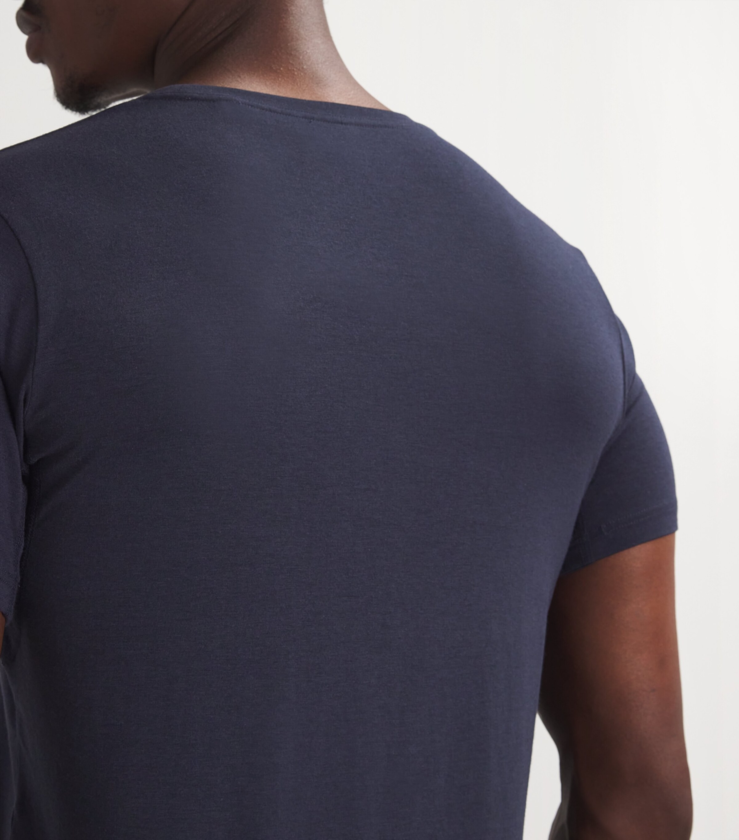 Cotton-Blend Daily Climate Control T-Shirt 6366/MIDNIGHT Image 5