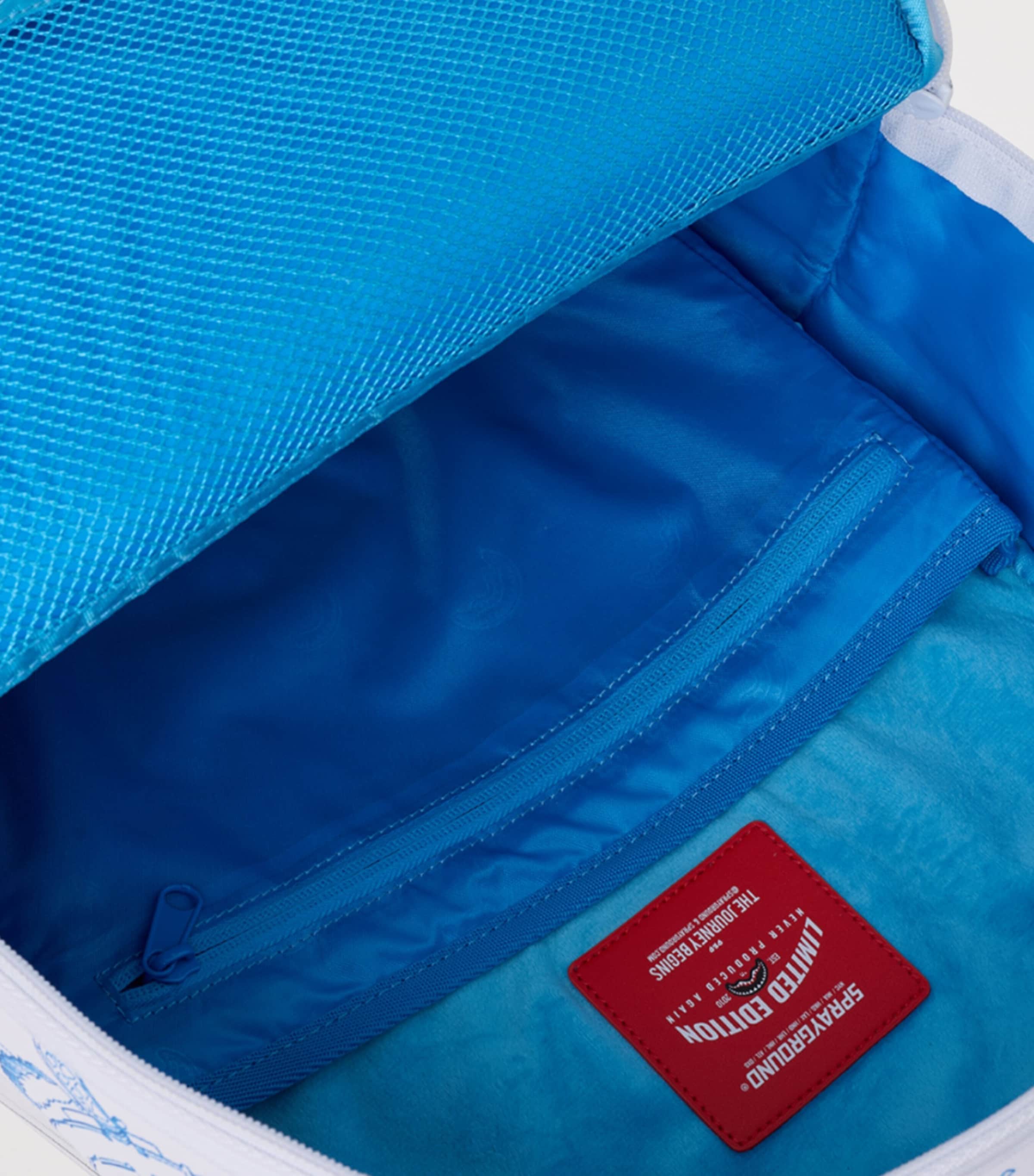 Sprayground Frank Lloyd Wright Backpack Blue Print Image 8