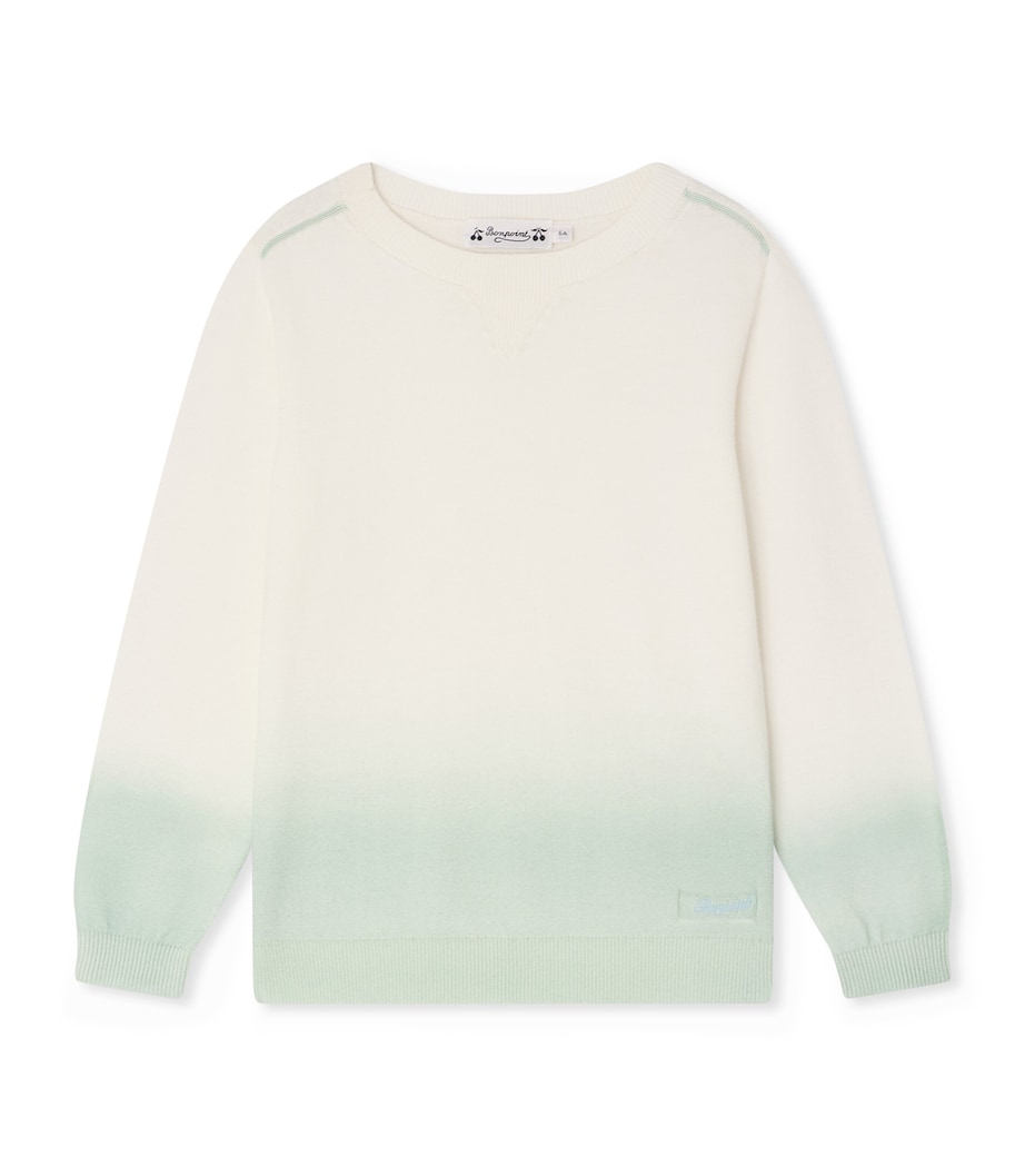 Cotton Tahar Sweater (10-14 Years) UPB VERT CELADON Image 1