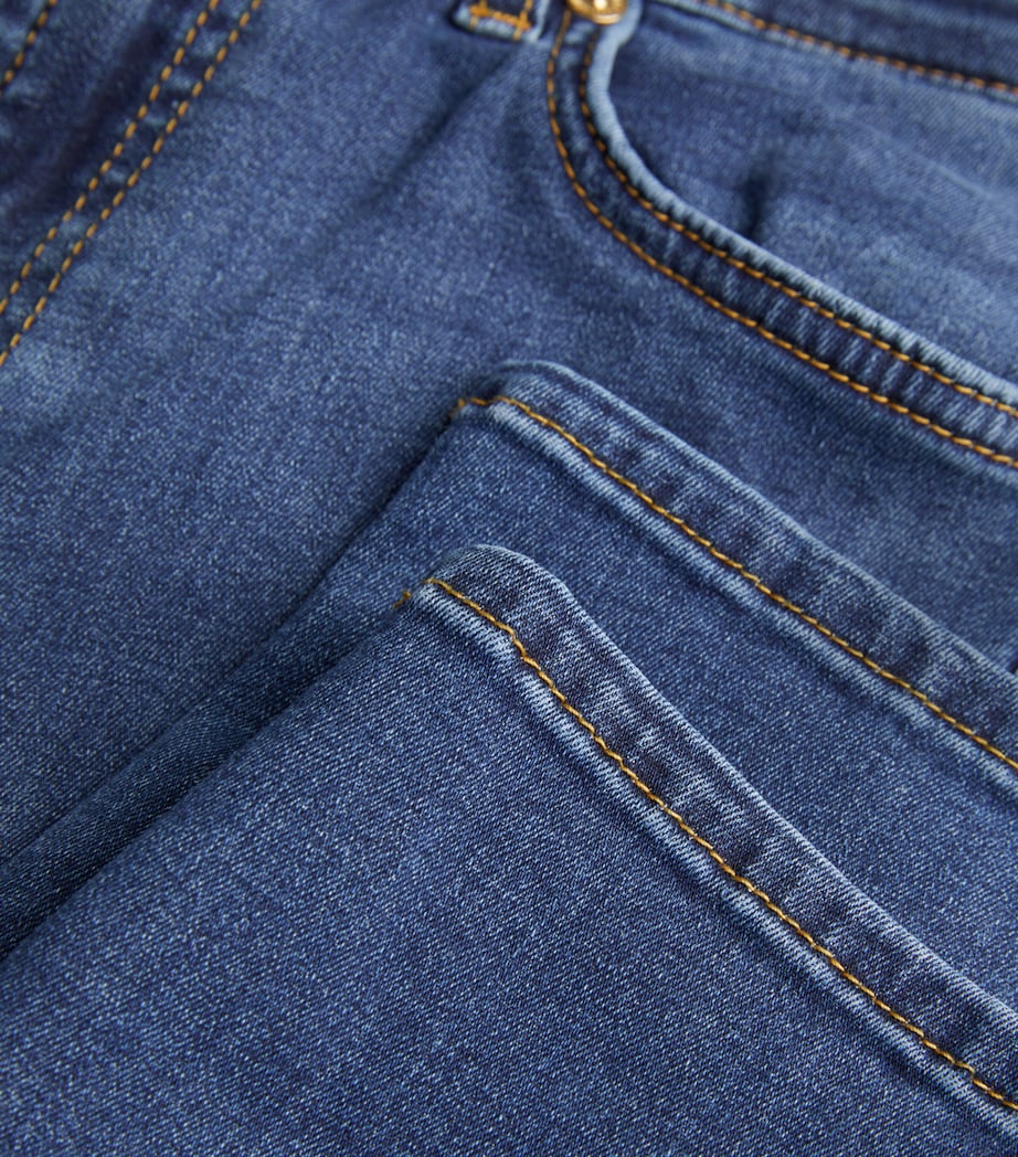 B(Air) Roxanne Slim Jeans MID BLUE Image 5