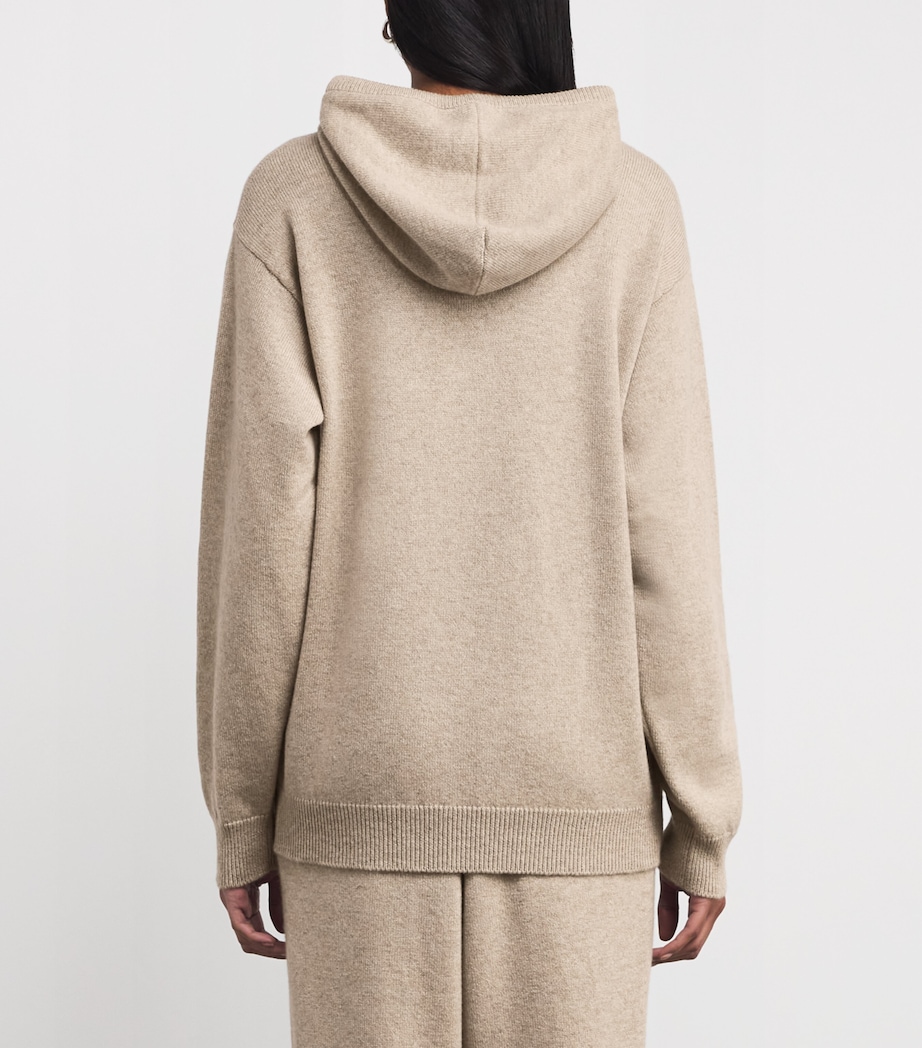 Cashmere Hoodie DARK MEDIUM DYED Image 7