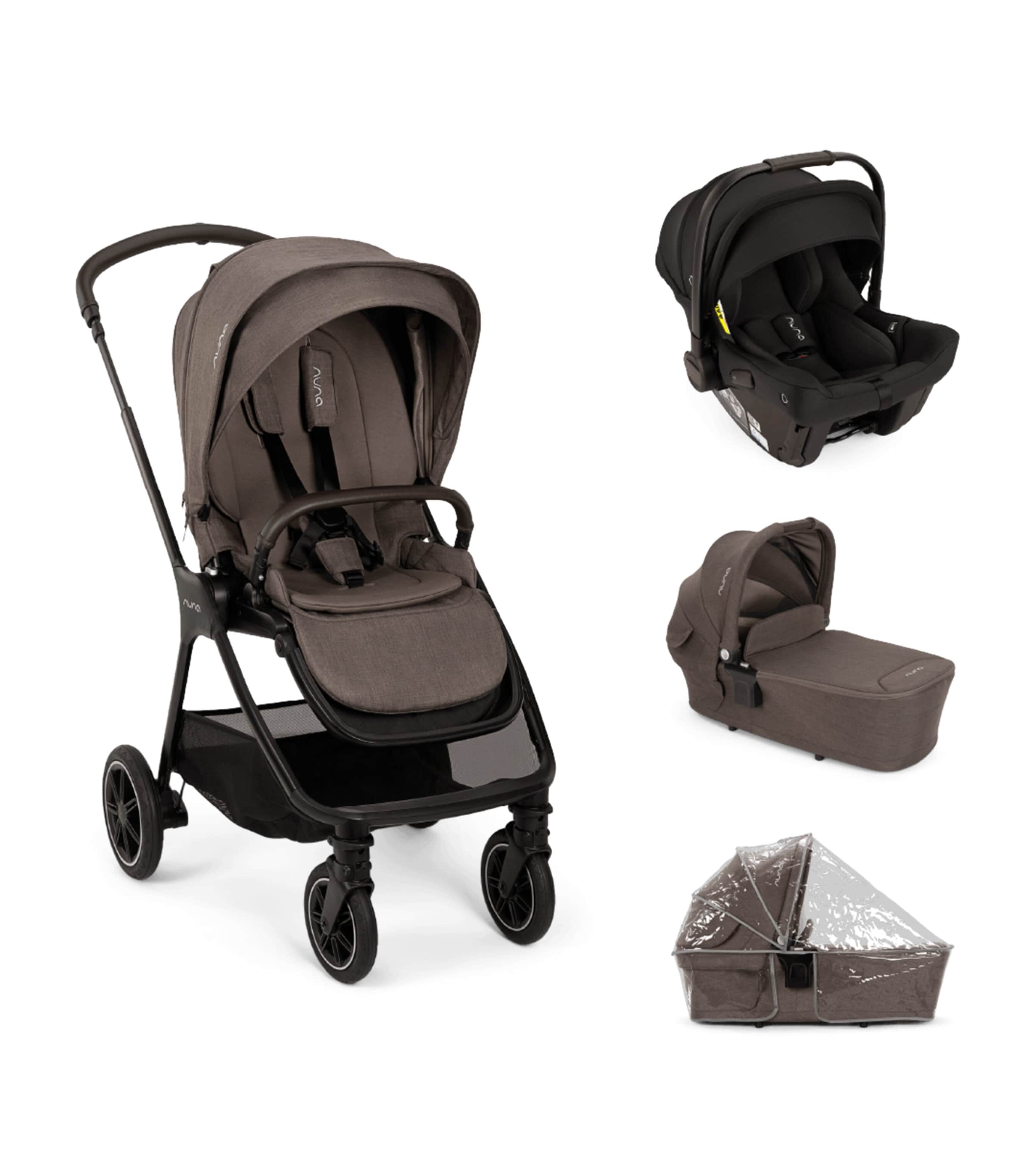Nuna TRIV Next Urbn Bundle with PIPA Urbn Car Seat Chestnut Image 1