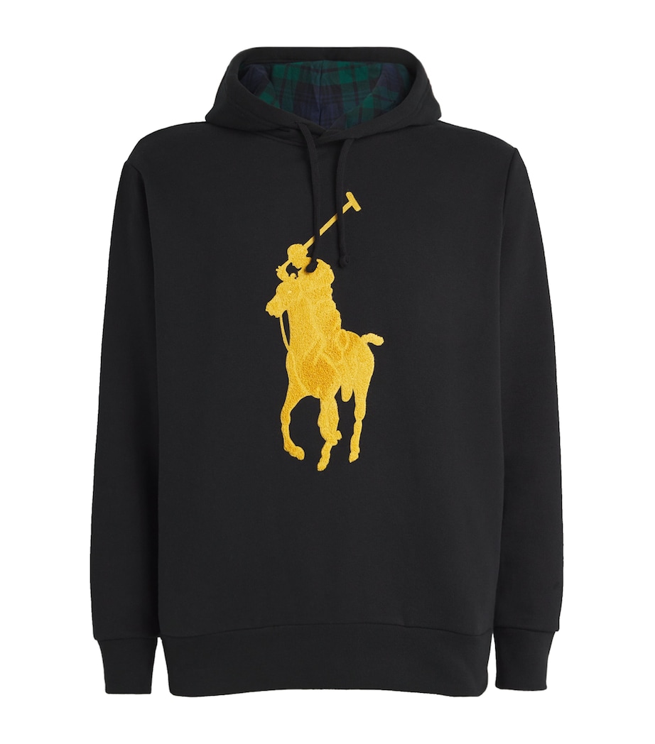 Polo Ralph Lauren Mens Big Polo Pony Hoodie Black Image 1