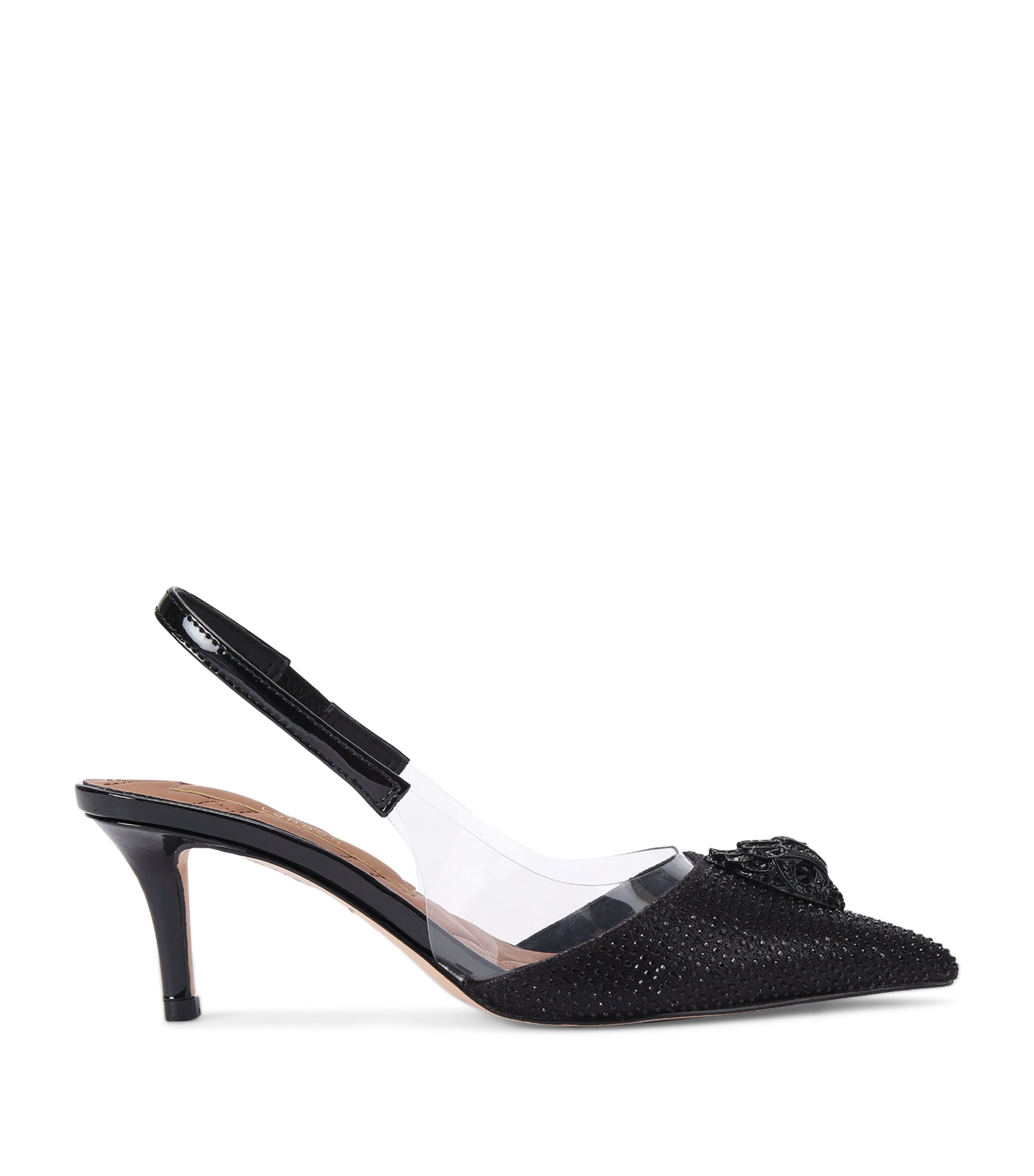 Kurt Geiger London Rhinestone-Embellished Belgravia Slingback Pumps Black Image 1