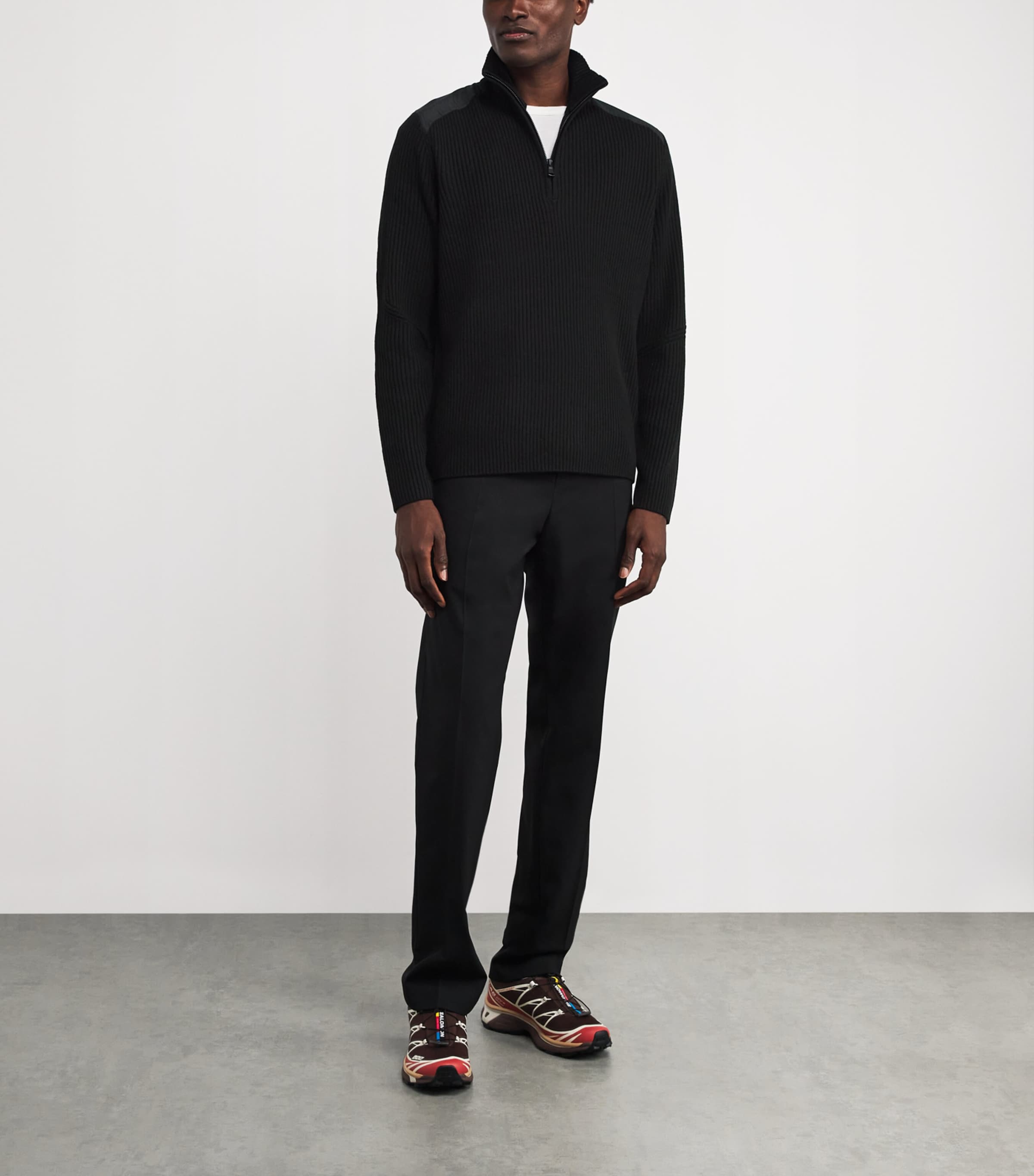 Wool-Blend Martin Hybrid Sweater BLACK9999 Image 2