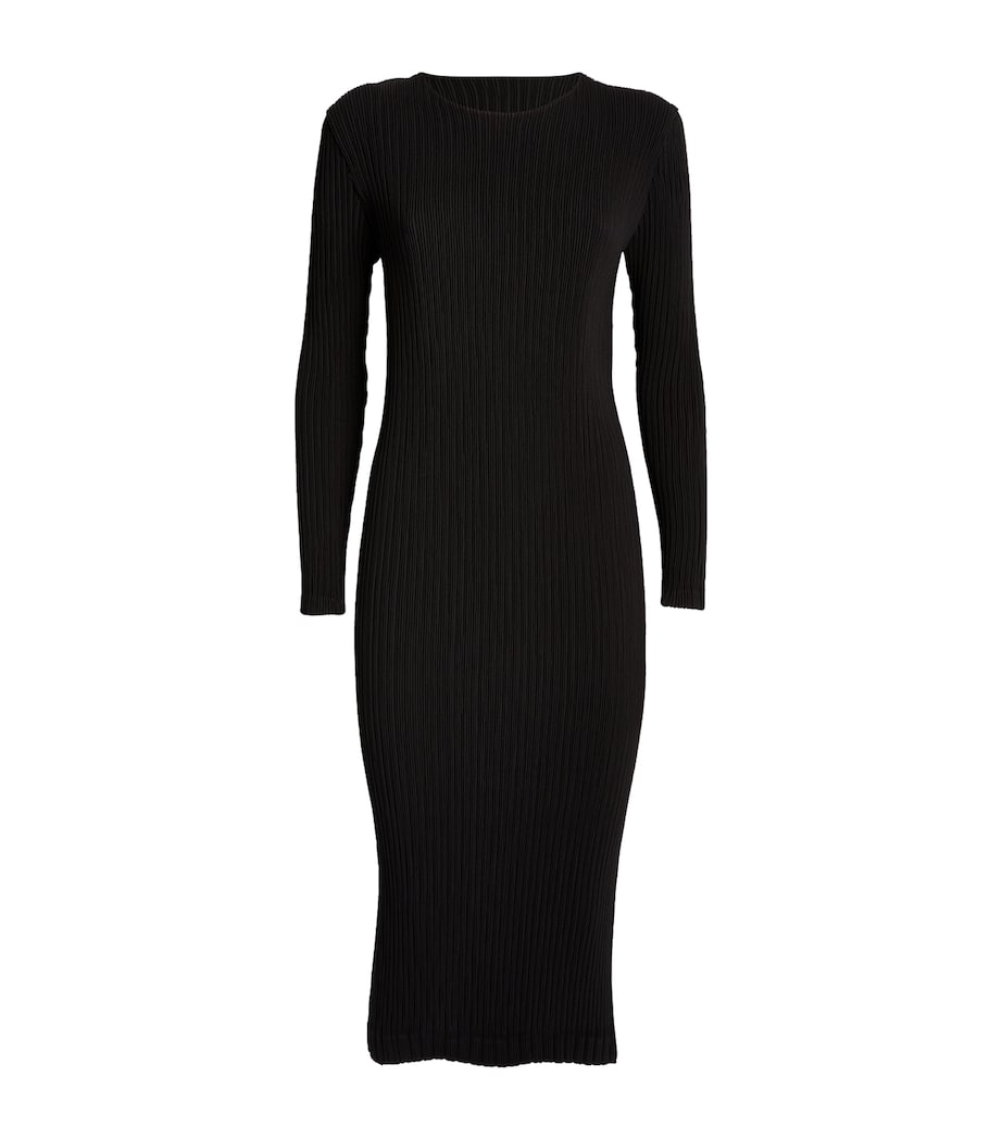 Hatching Pleats Midi Dress 15 Image 1