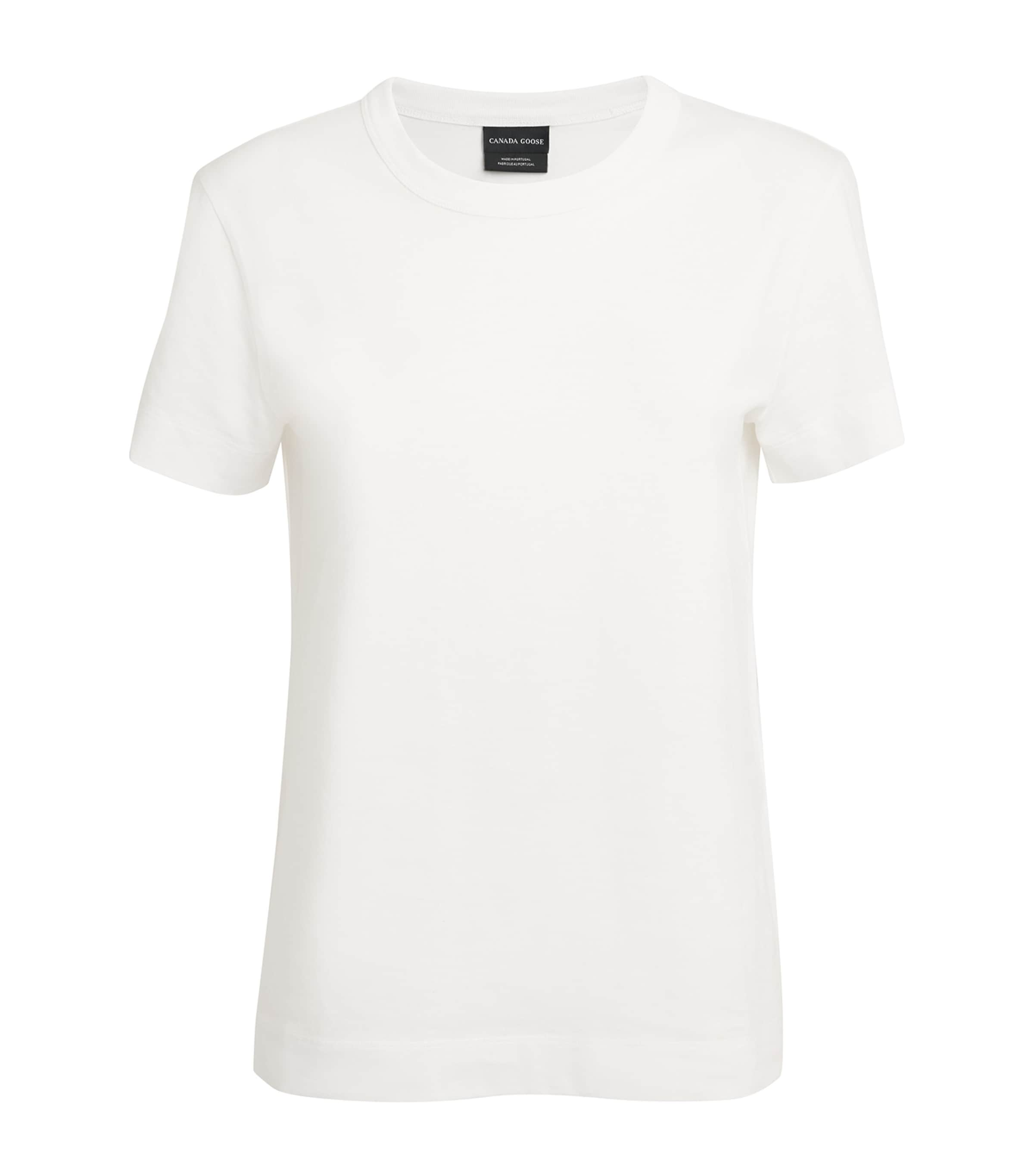 Canada Goose Organic Cotton Broadview T-shirt In White