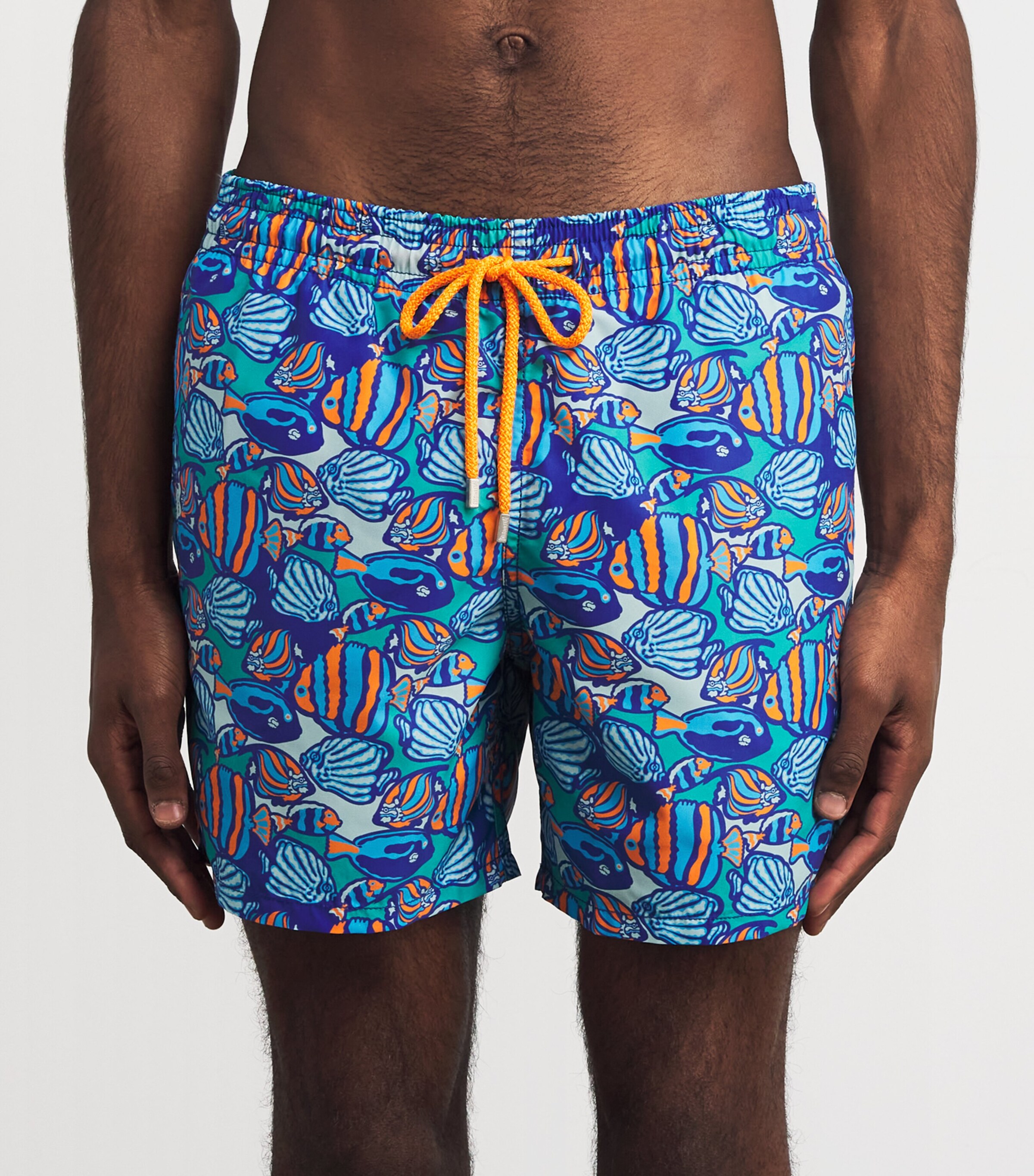Fishy Vibes Print Moorea Swim Shorts 613-MARRAKECH Image 2