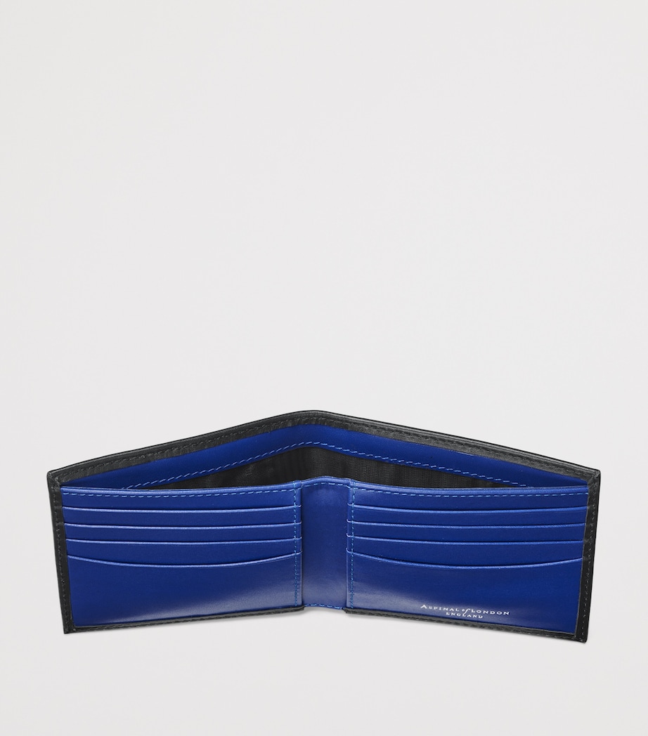 Aspinal Of London Leather Bifold Wallet Black Image 3