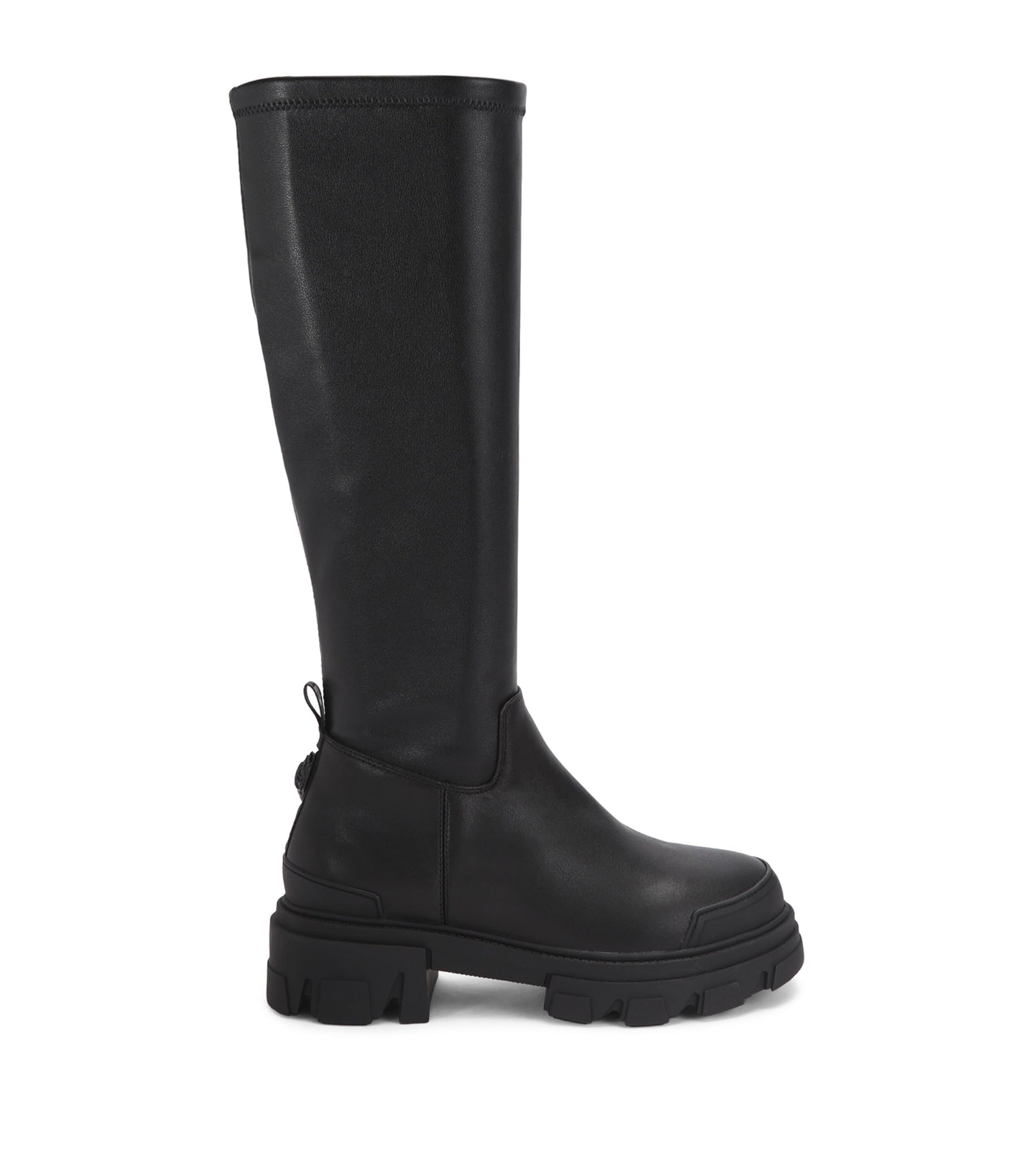 Kurt Geiger London Leather Stomp Sock Knee-High Boots 50 Black Image 1