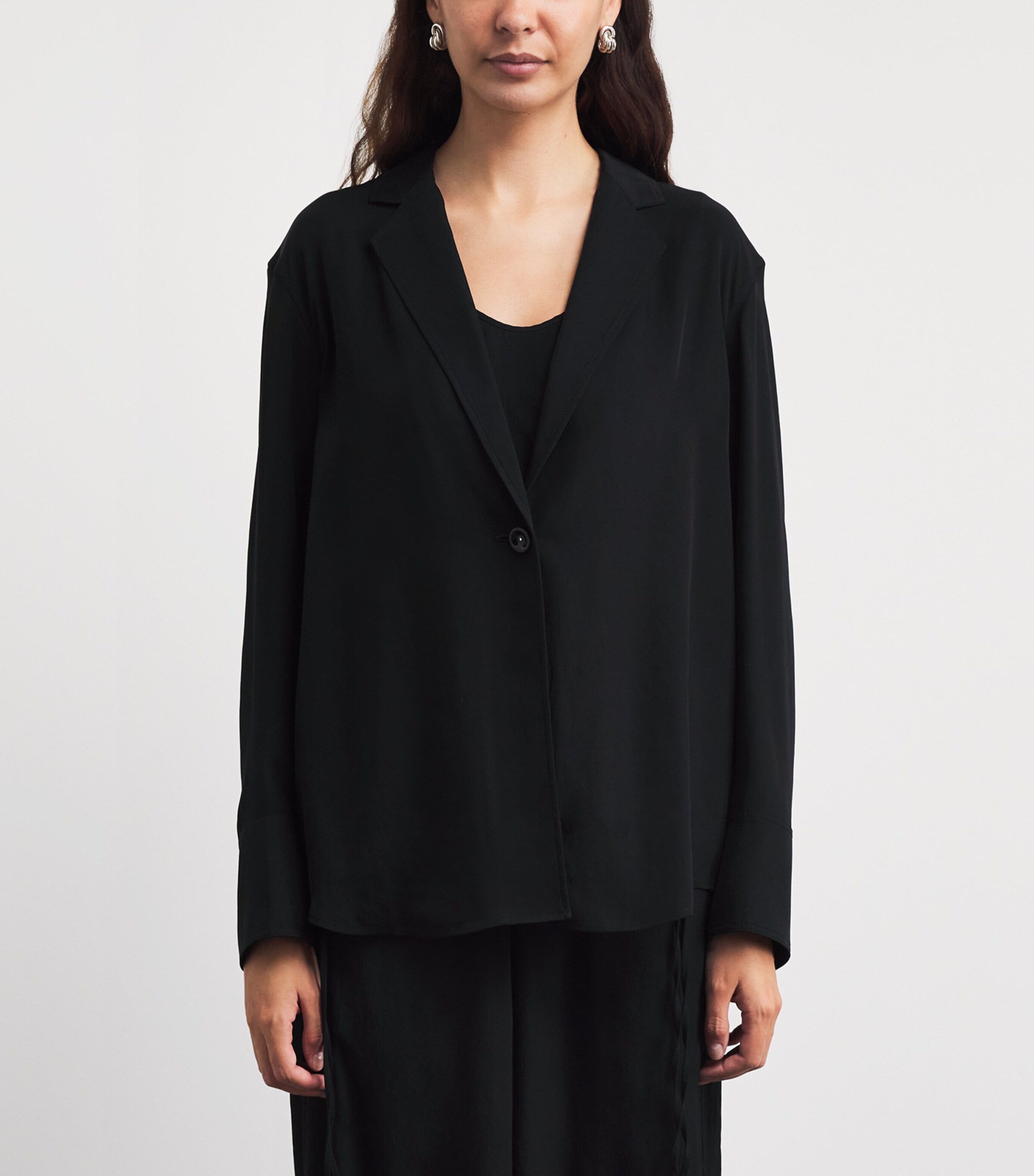 Theory Womens Airy Blazer Black Image 4