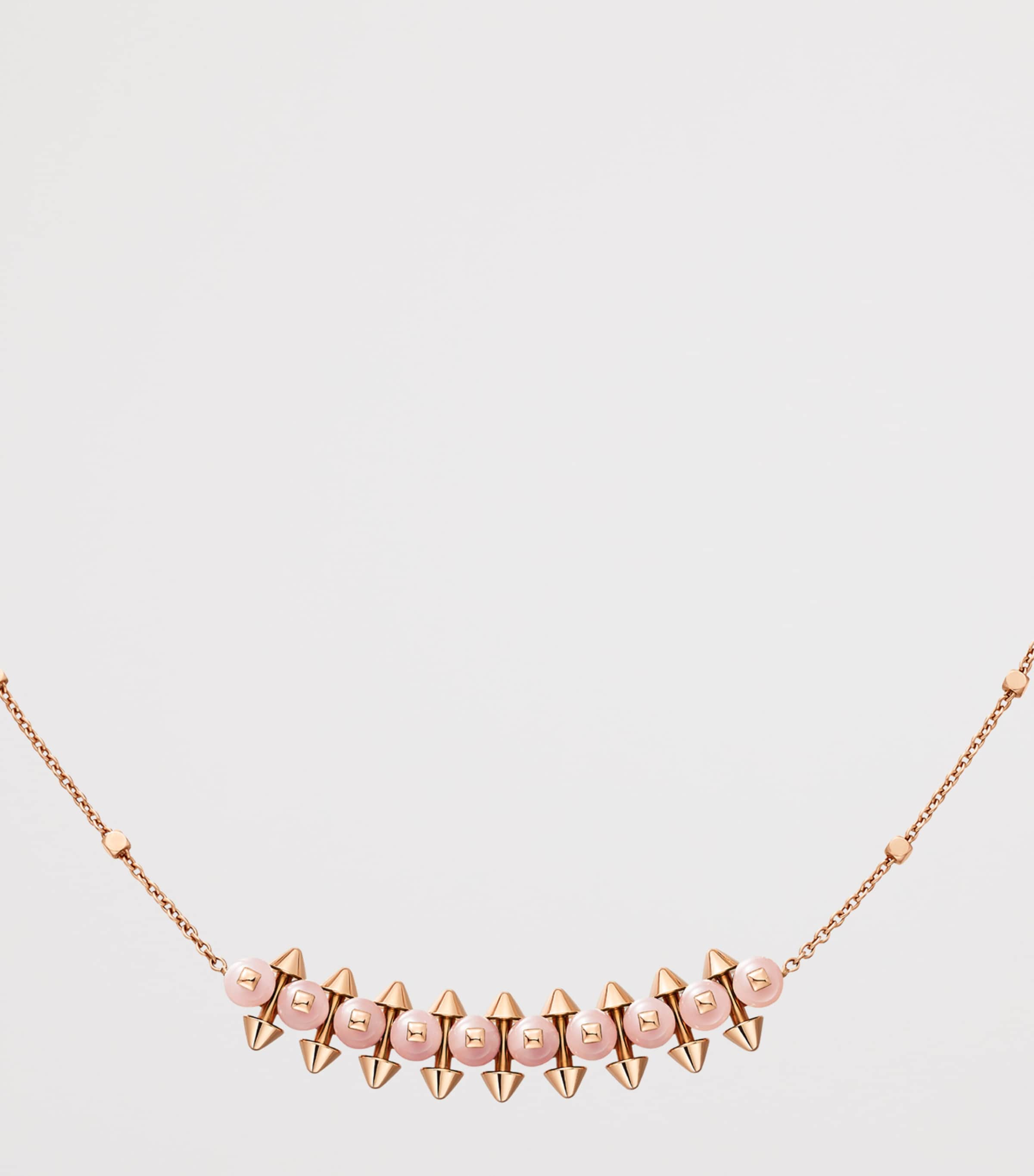 Cartier Rose Gold and Chalcedony Clash de Cartier Pendant Necklace Rose Gold Image 4